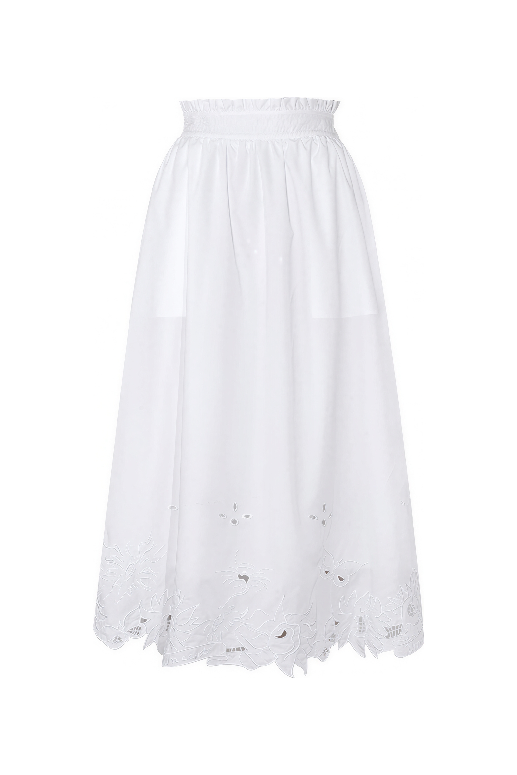 Emerging Artists Series White Openwork Skirt