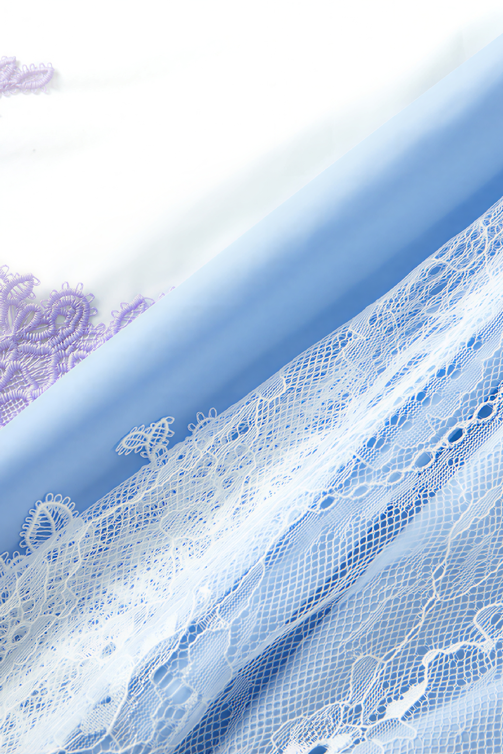Lace Patchwork Tie-Waist A-Line Skirt | LYONSENS Women's Fashion