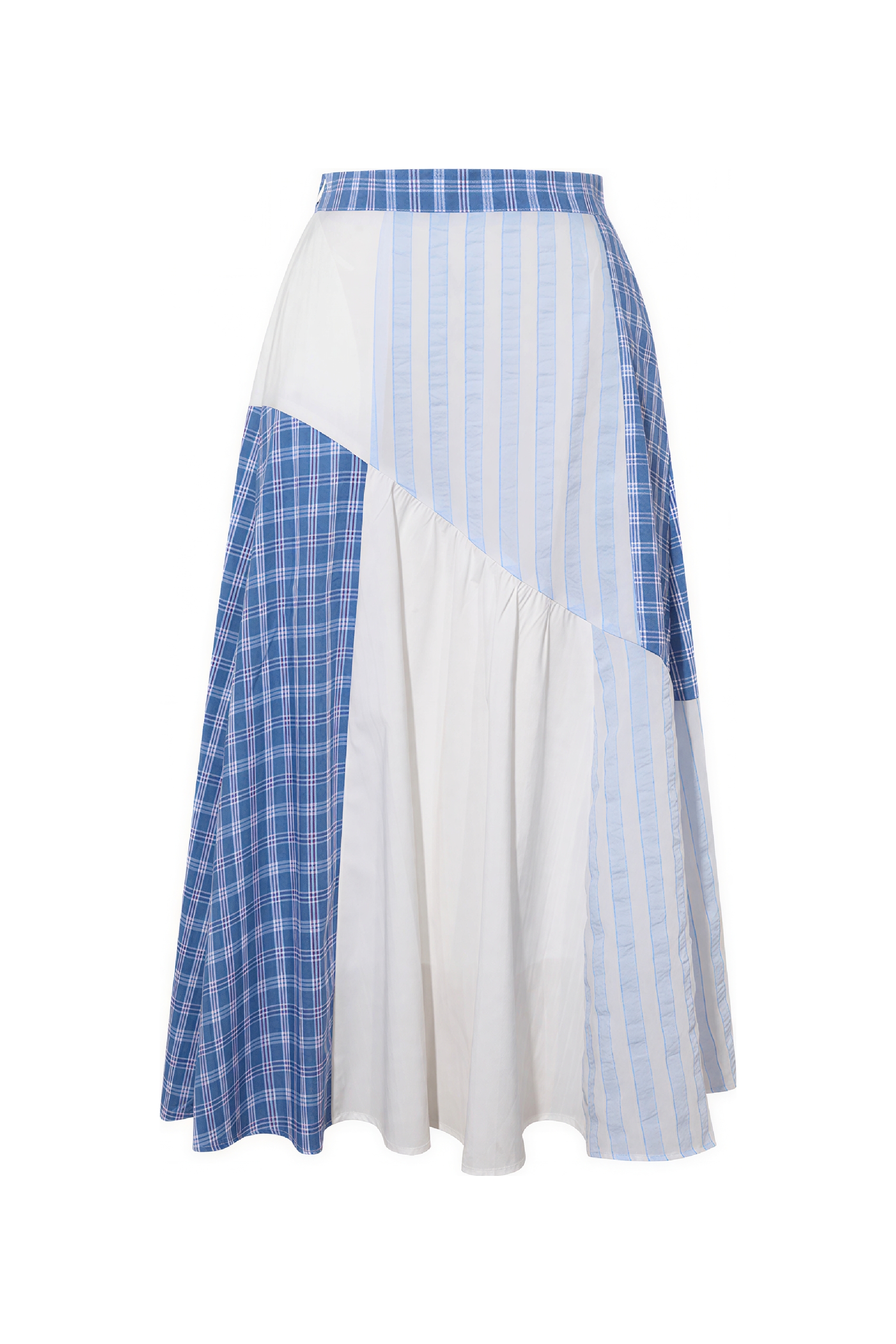 Pink Sweet Plaid Skirt-LYONSENS