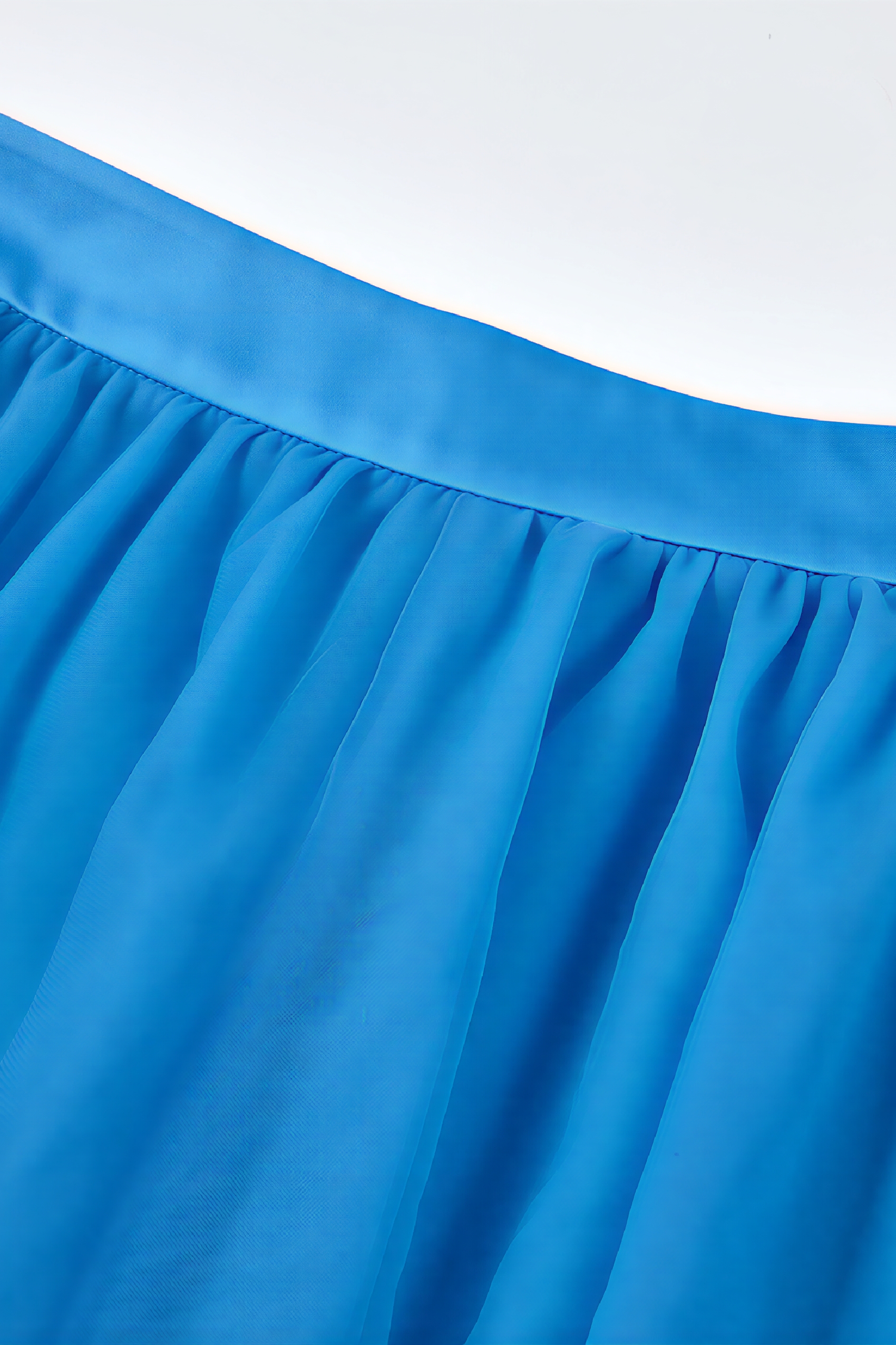 High-Waisted A-Line Embroidered Skirt