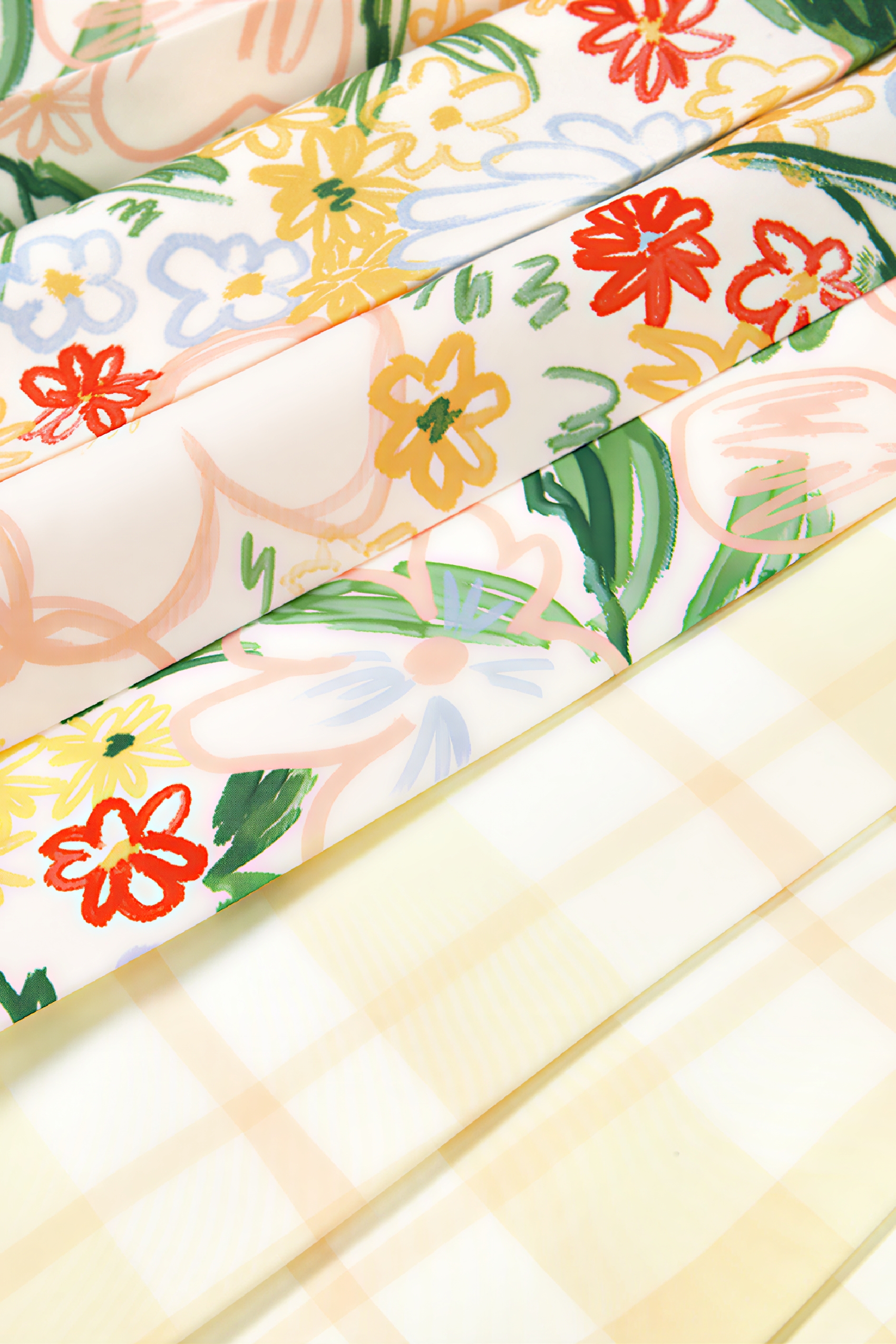 Printed Plaid Designer Pleated Skirt