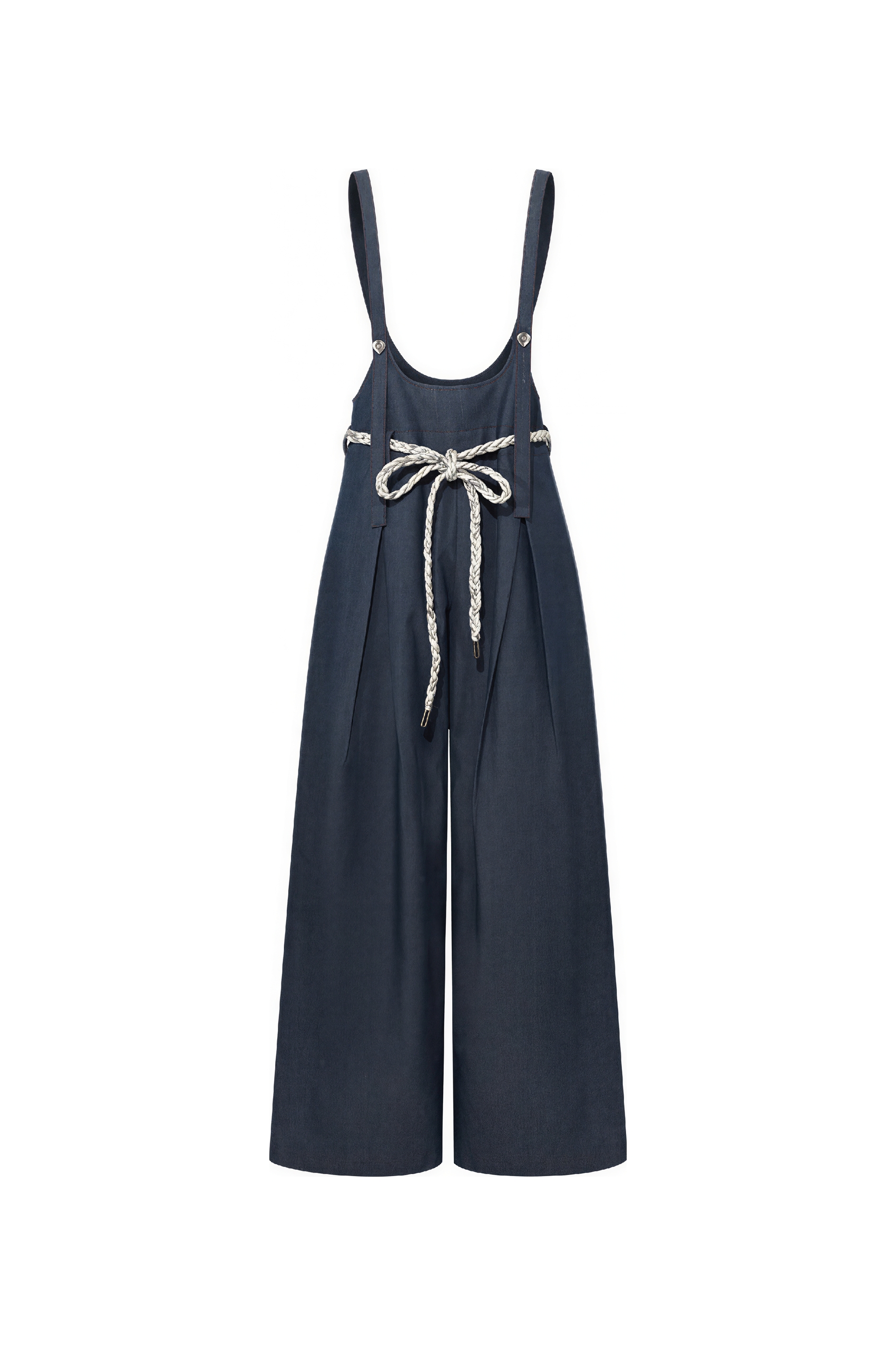 Van Gogh-Inspired Relaxed Fit Denim Overalls