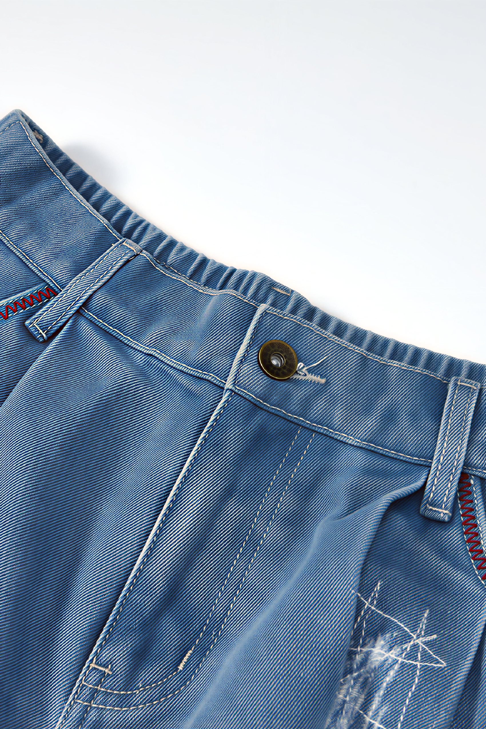 Lightweight High-Waisted Wide-Leg Jeans