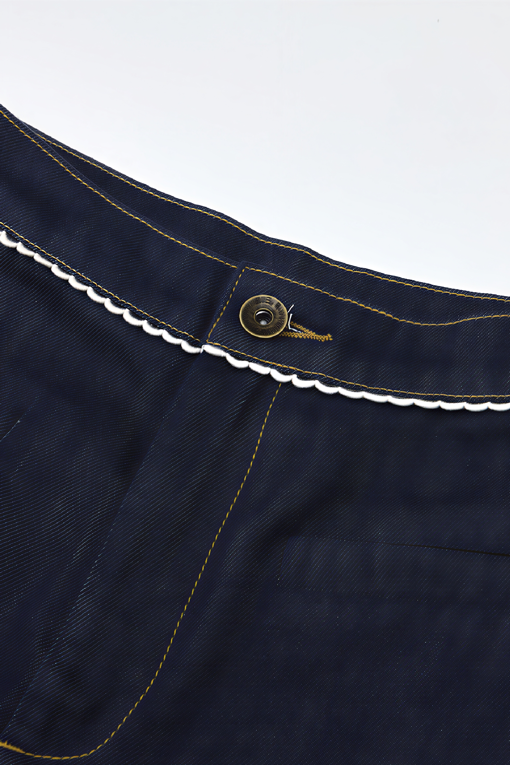 Blue Vintage High-Waist Wide-Leg Jeans