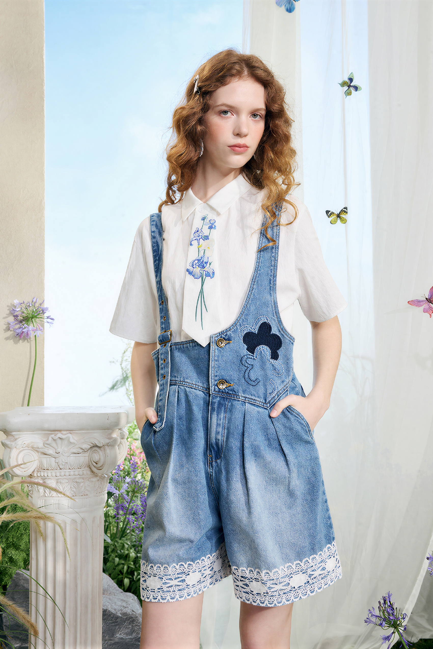 Emerging Artists Series Denim Overalls