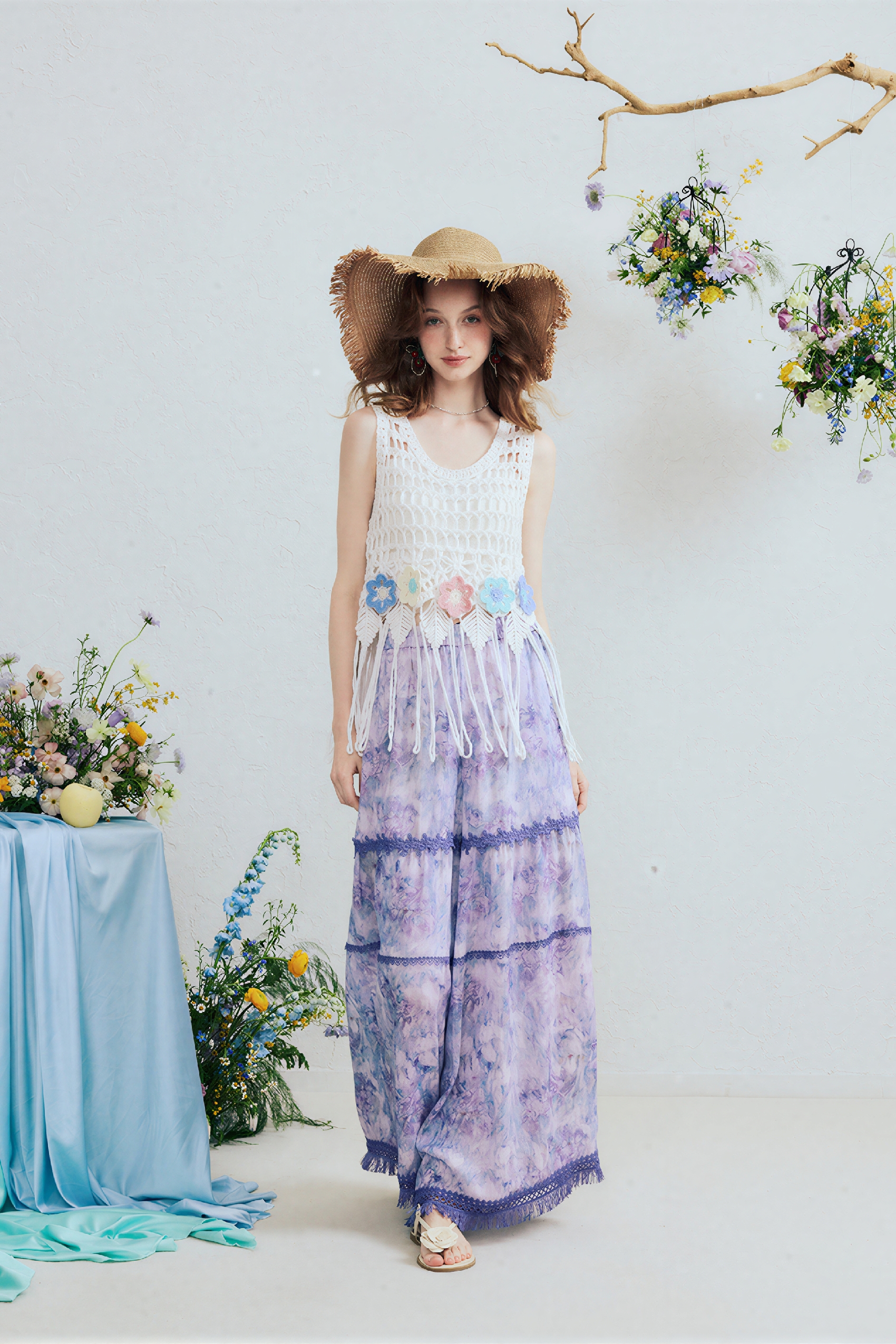 Relaxed Wide-Leg Casual Pants