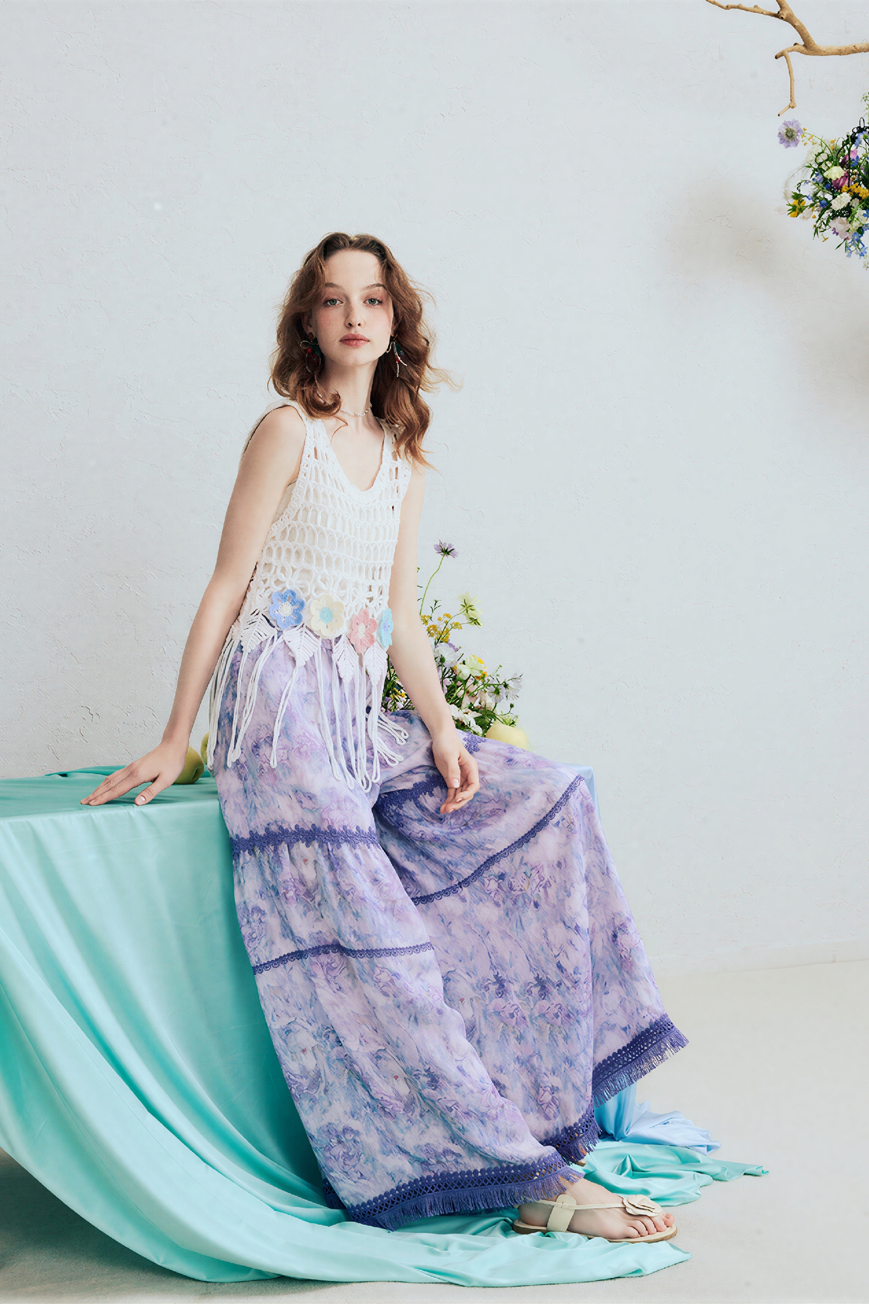 Relaxed Wide-Leg Casual Pants