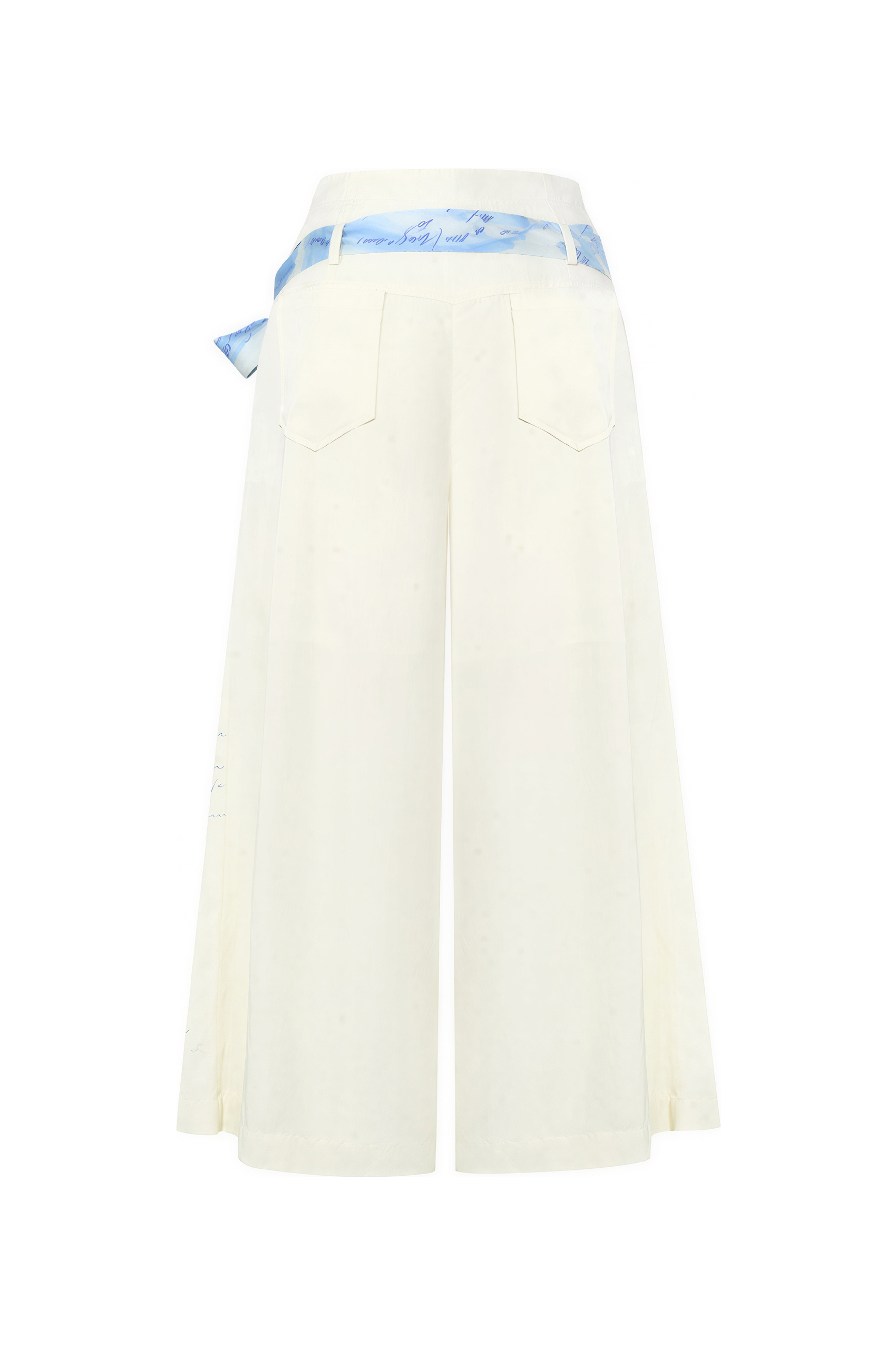 Lightweight Printed Cropped Culottes-LYONSENS