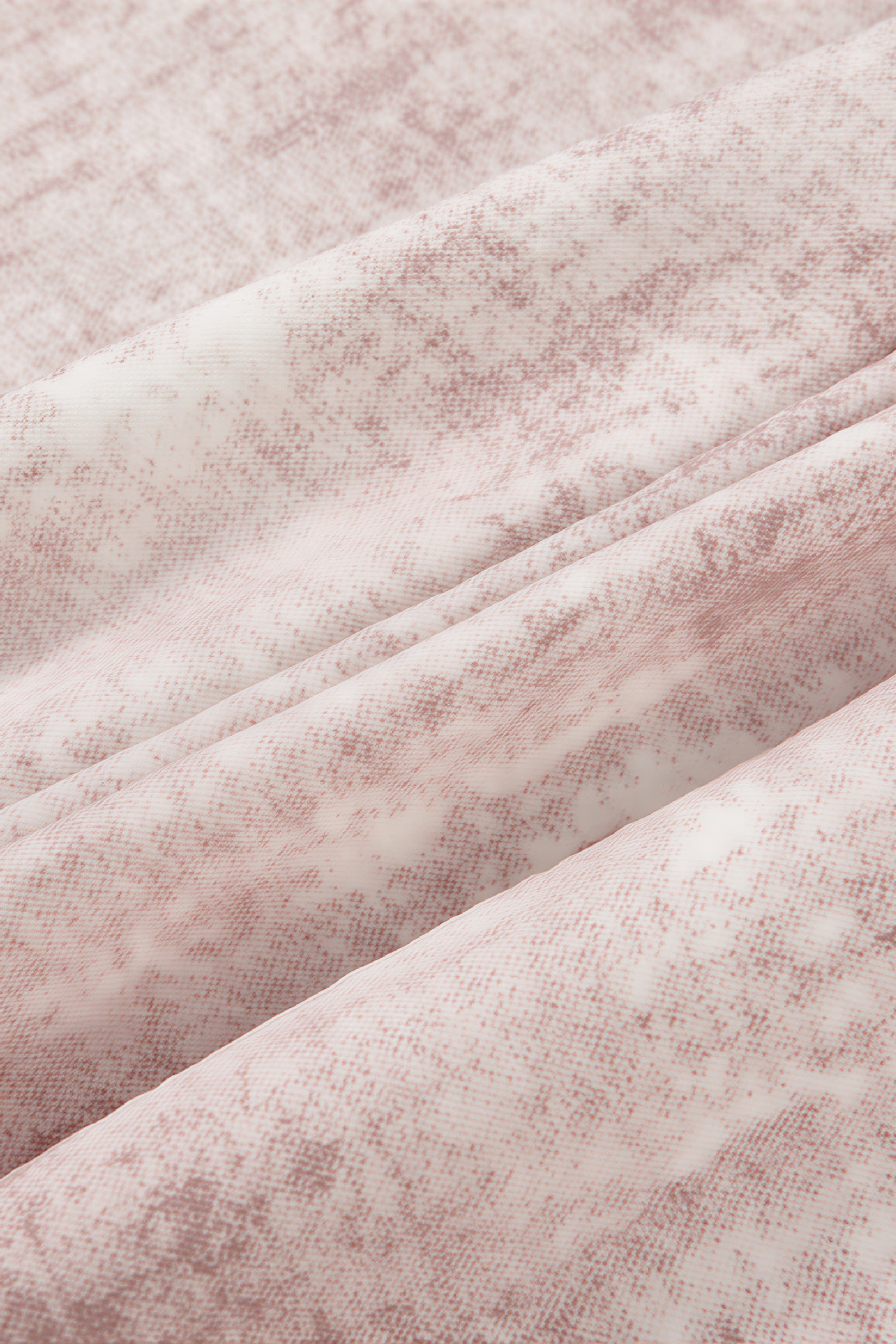 Printed Lace-Trim Cropped Pants