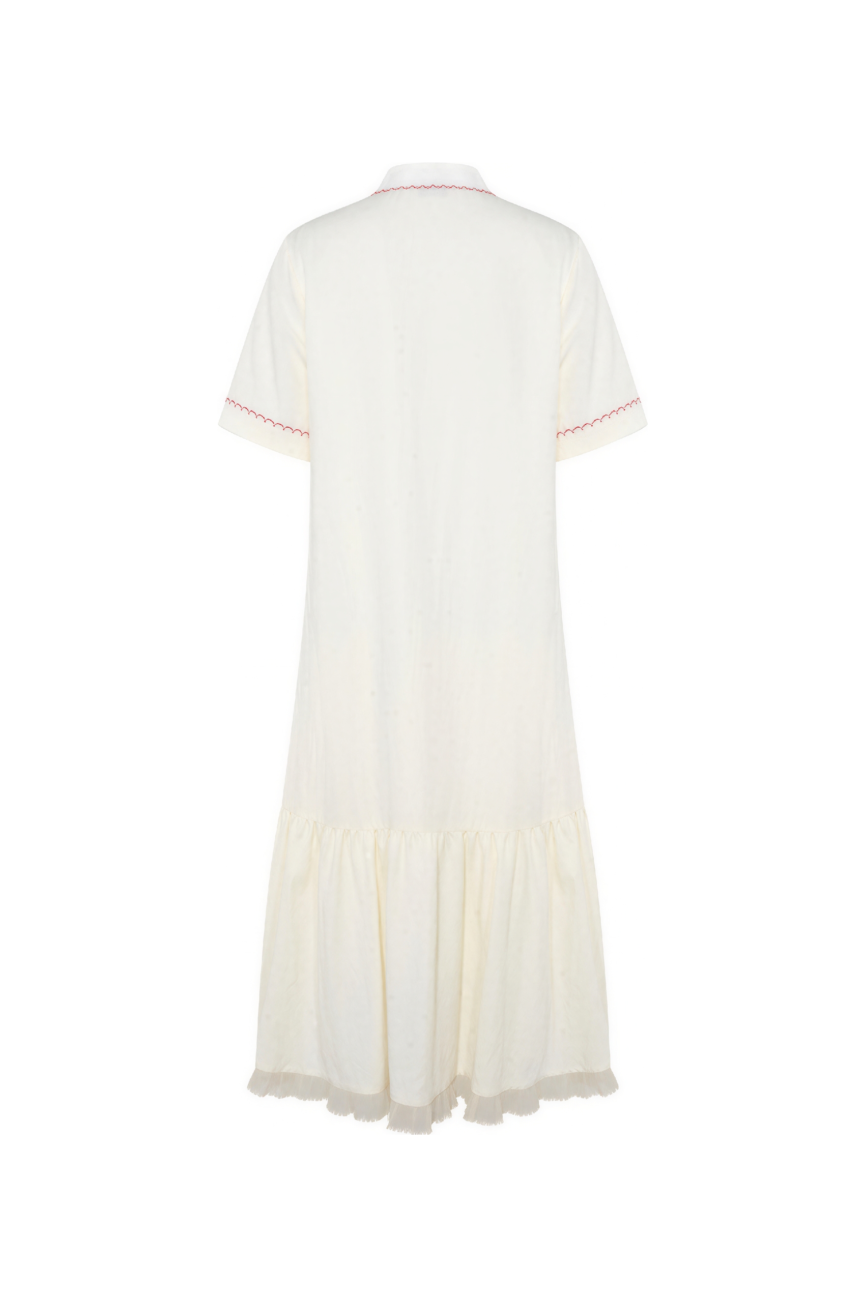 French Lightweight Shirt Dress for Work & Casual