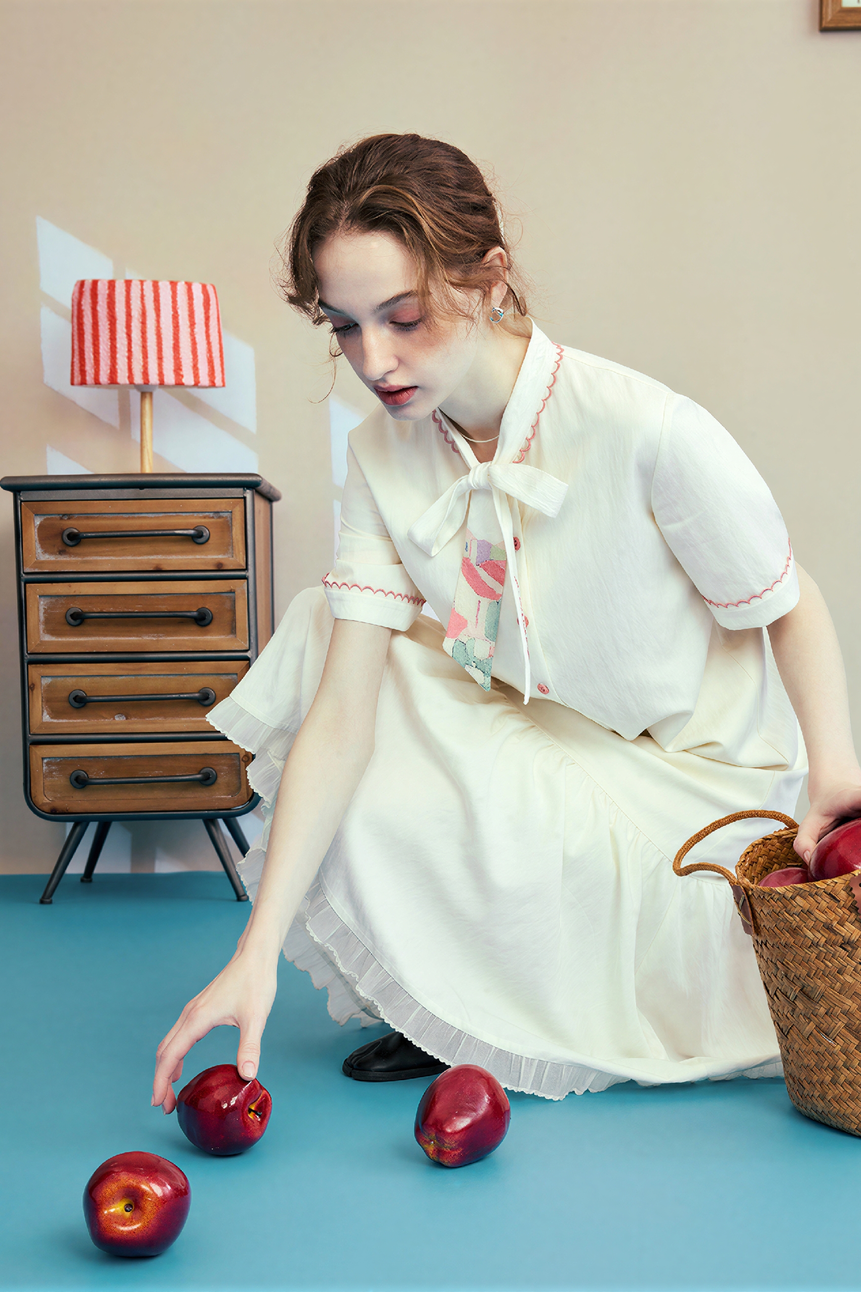 French Lightweight Shirt Dress for Work & Casual