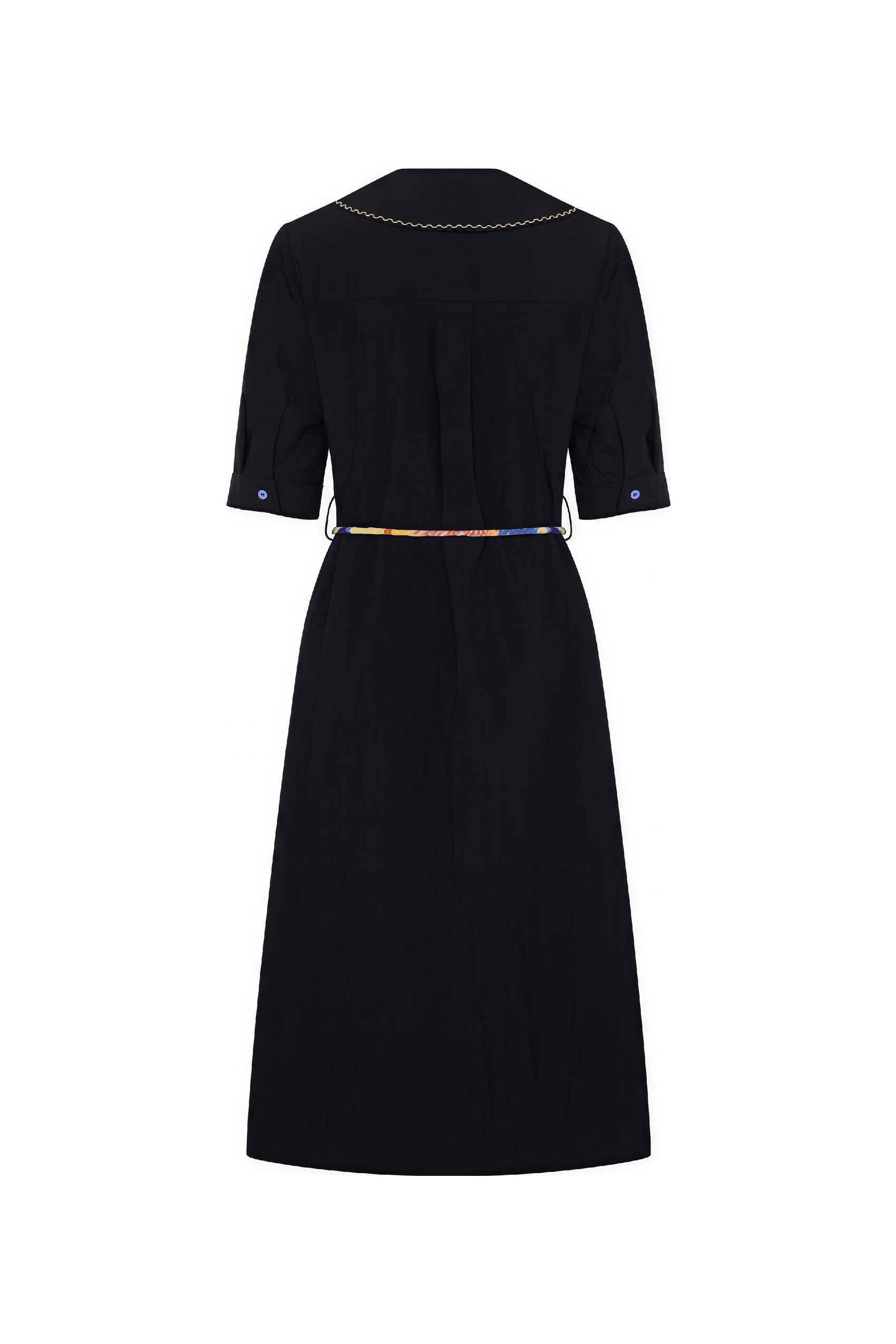 Van Gogh-Inspired Applique Embroidered Dress | LYONSENS Women's Fashion