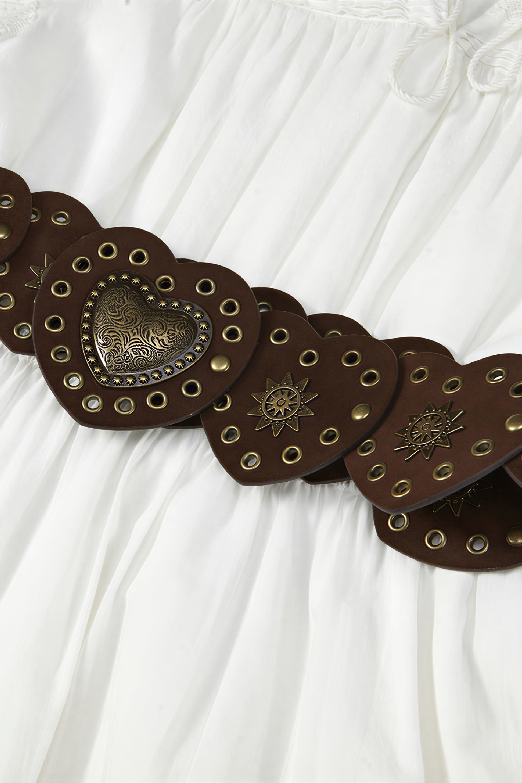 Bohemian White Slim Mini Dress