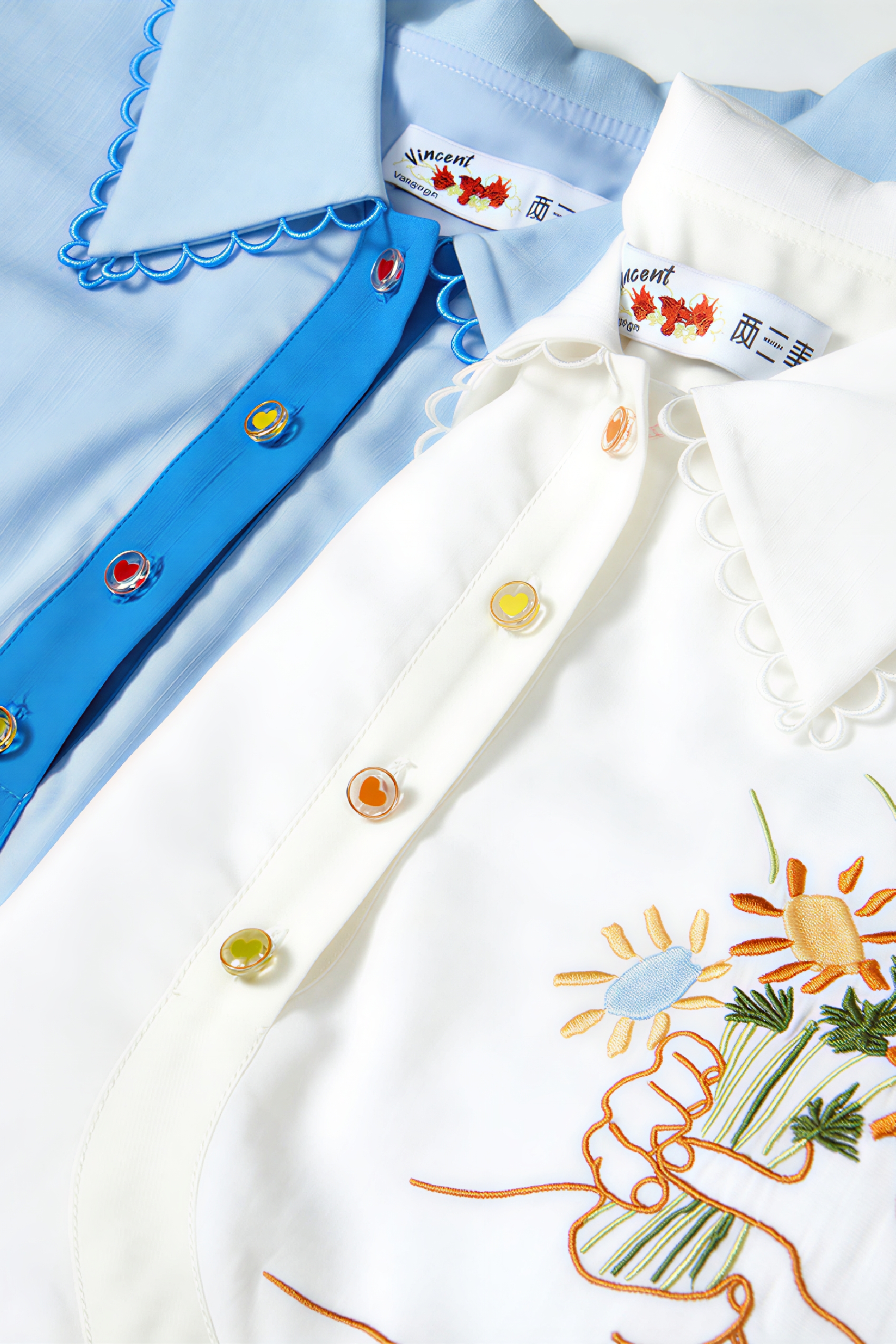 White French Designer Shirt Dress | LYONSENS Women's Fashion