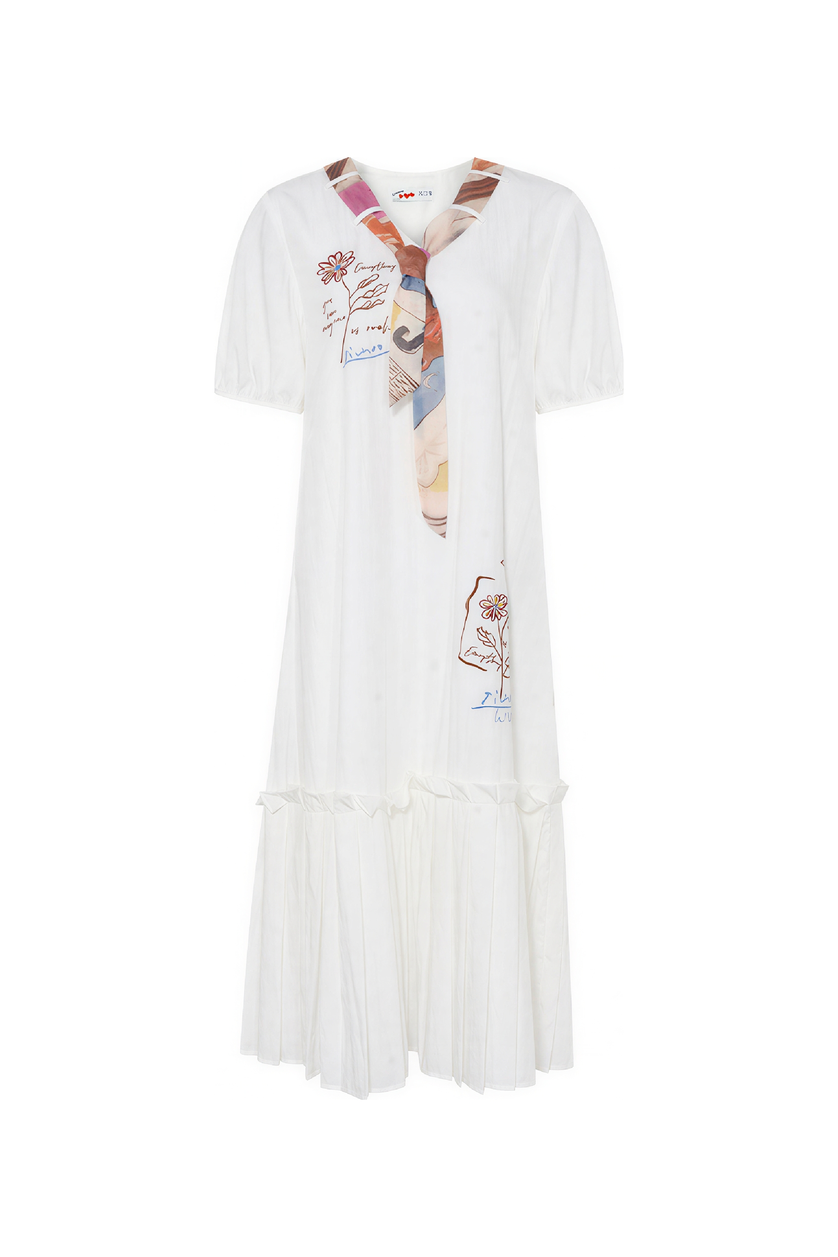 White Minimal Elegant Dress