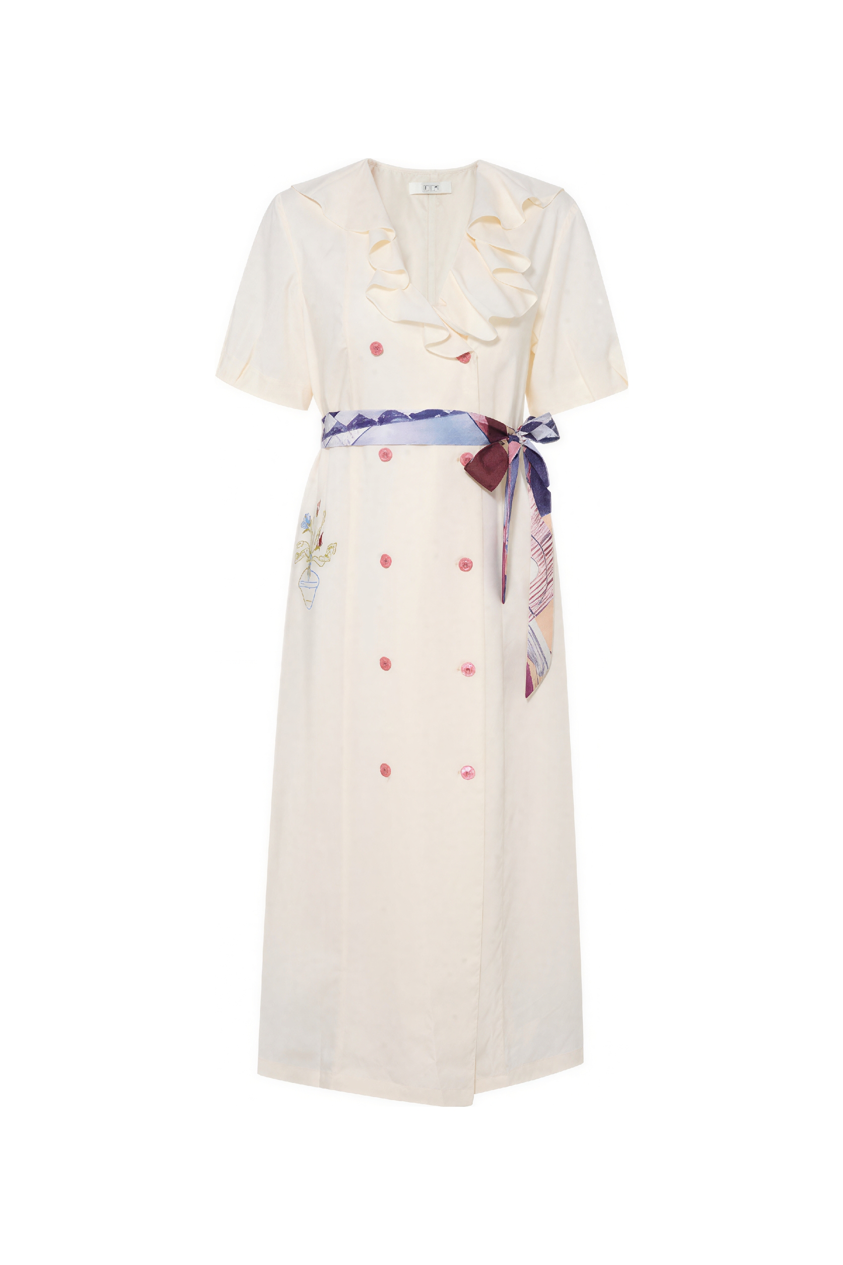 French A-Line Convertible Shirt Dress | LYONSENS Women's Fashion