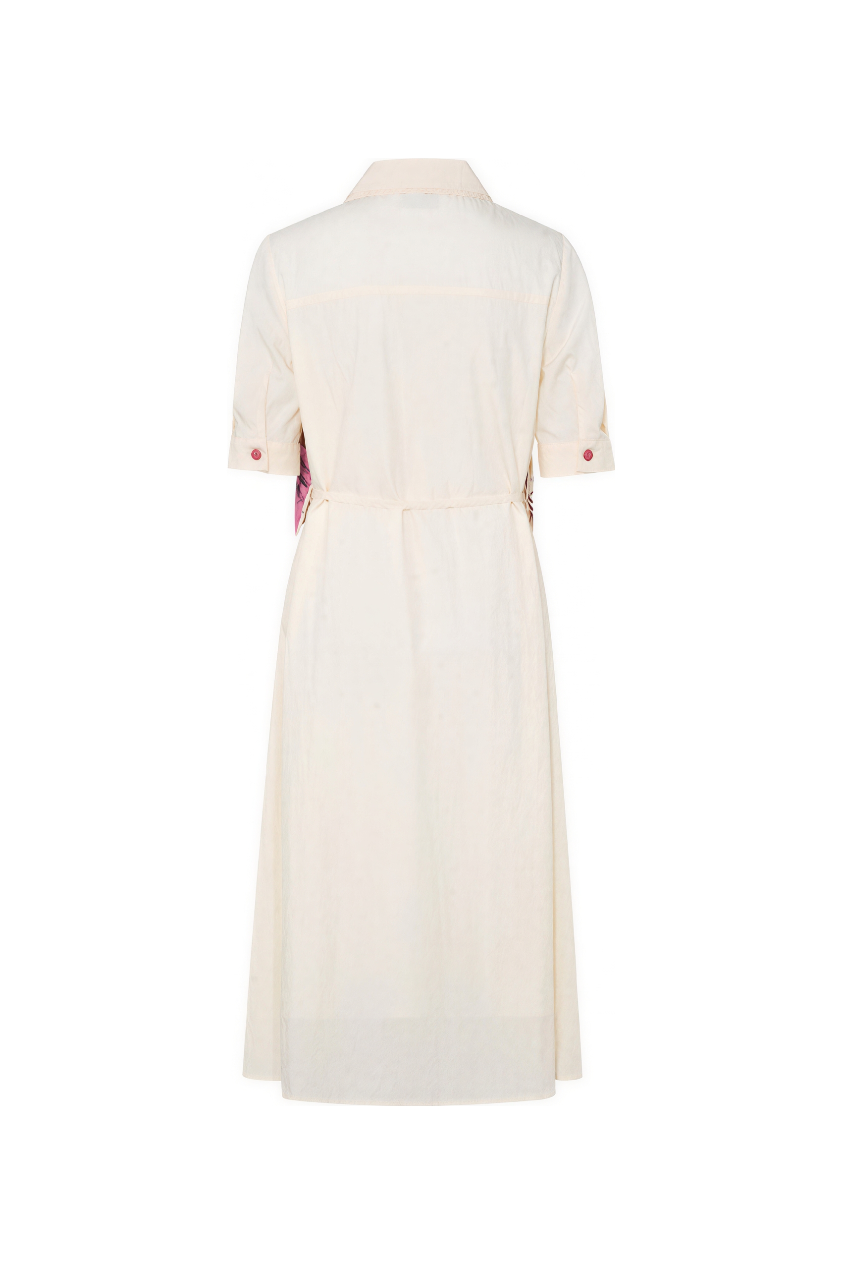 Elegant Short-Sleeve Work Dress