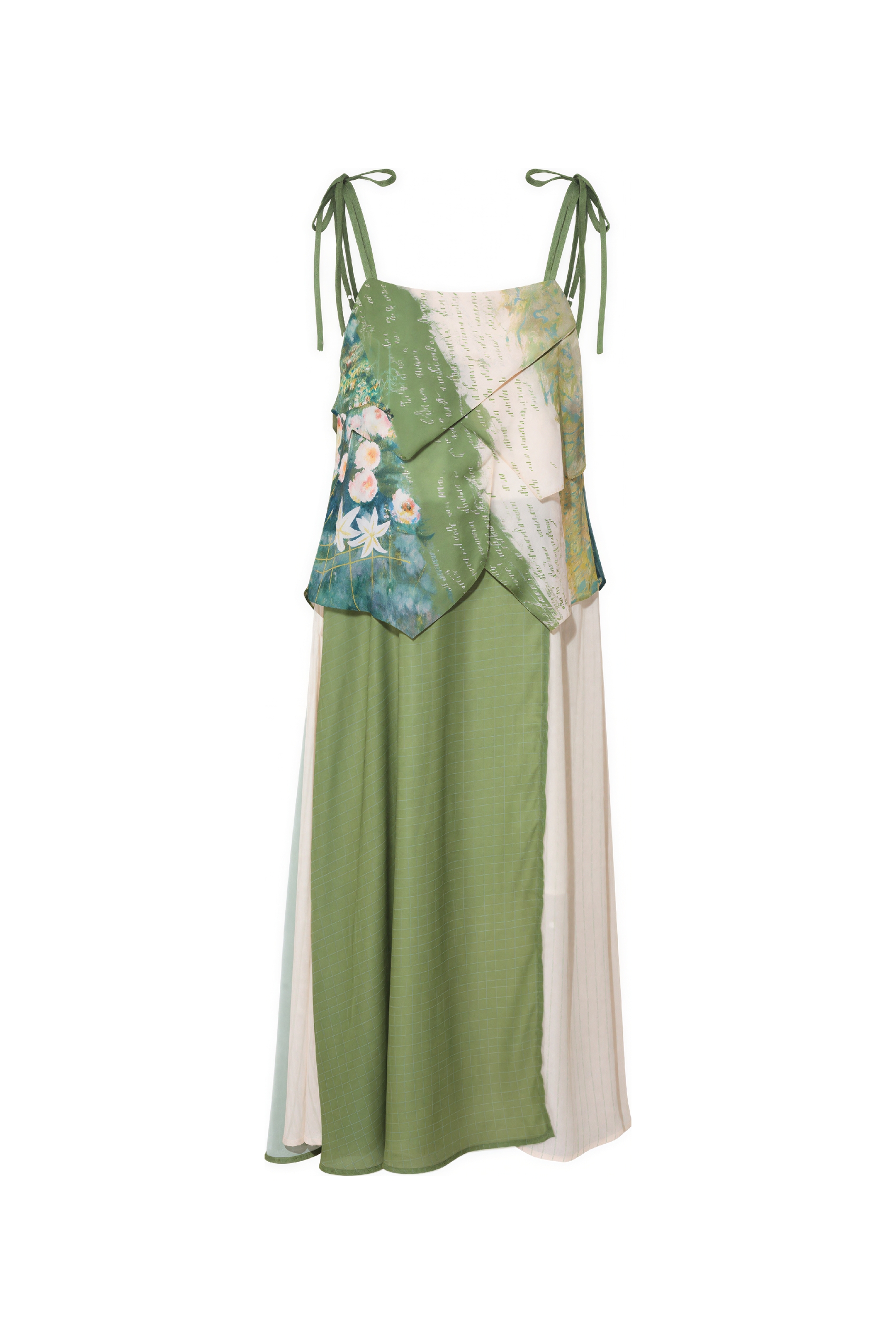 Green Strappy Designer Dress