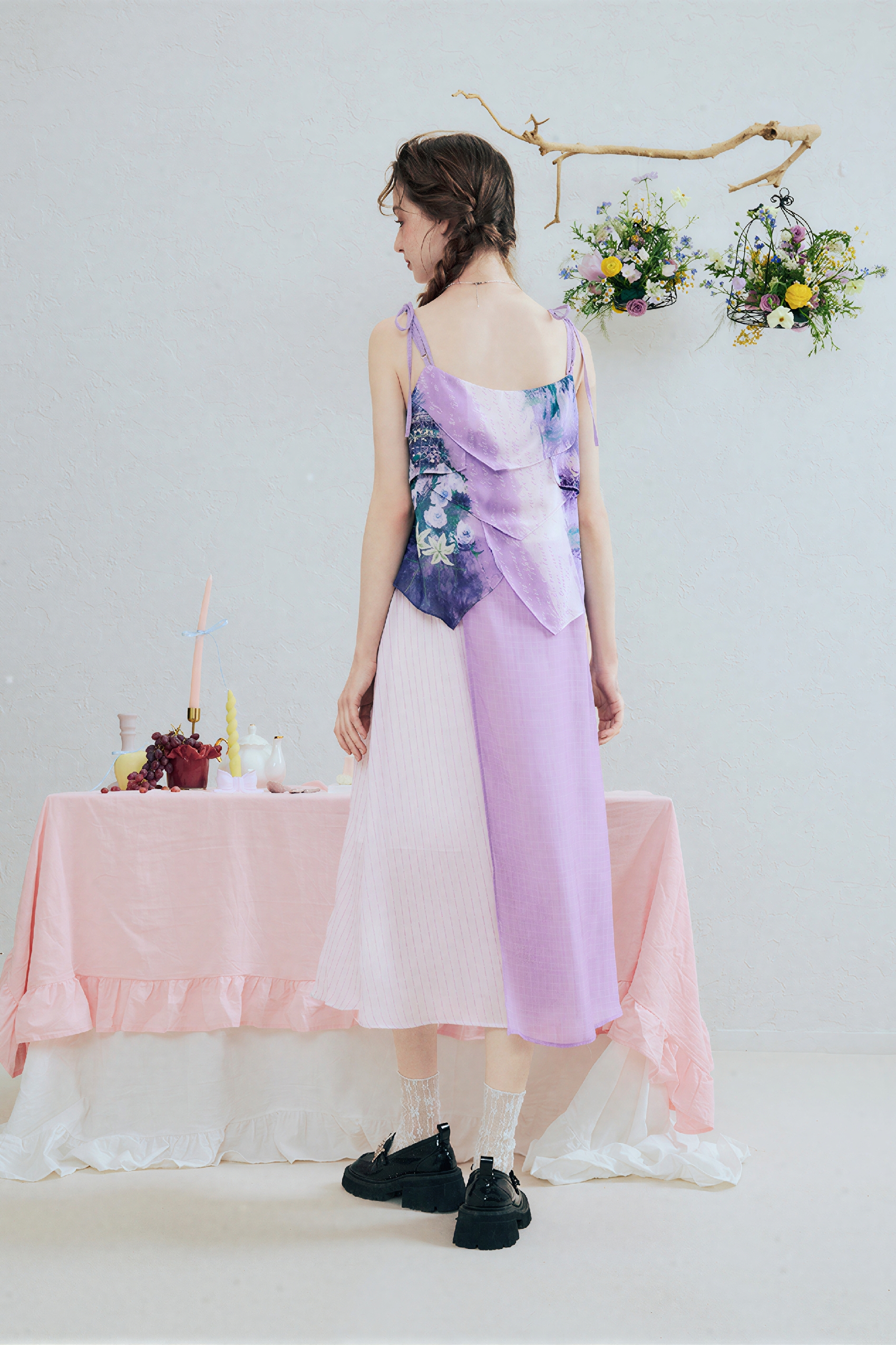 Green Strappy Designer Dress