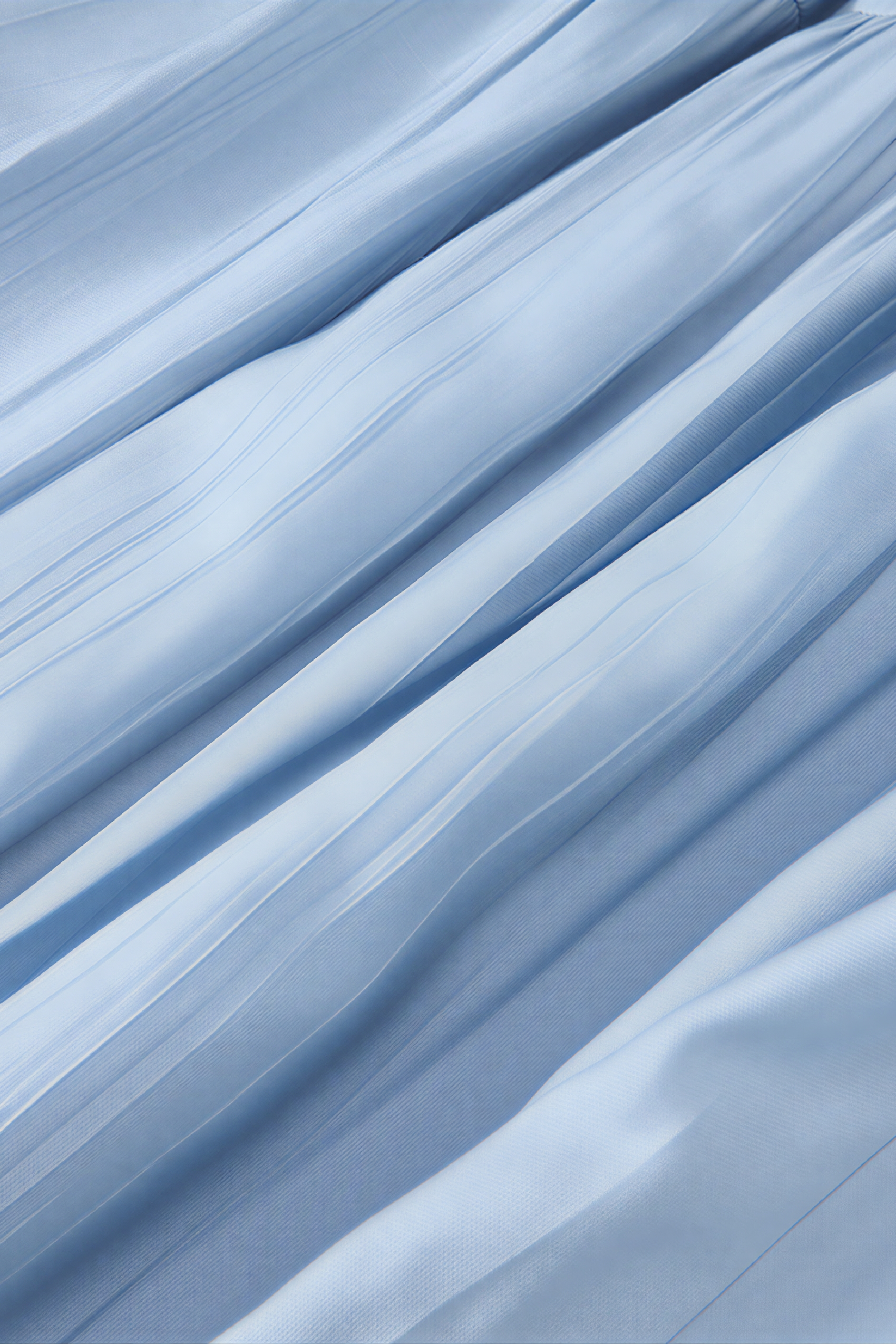 Blue French Patchwork Maxi Dress