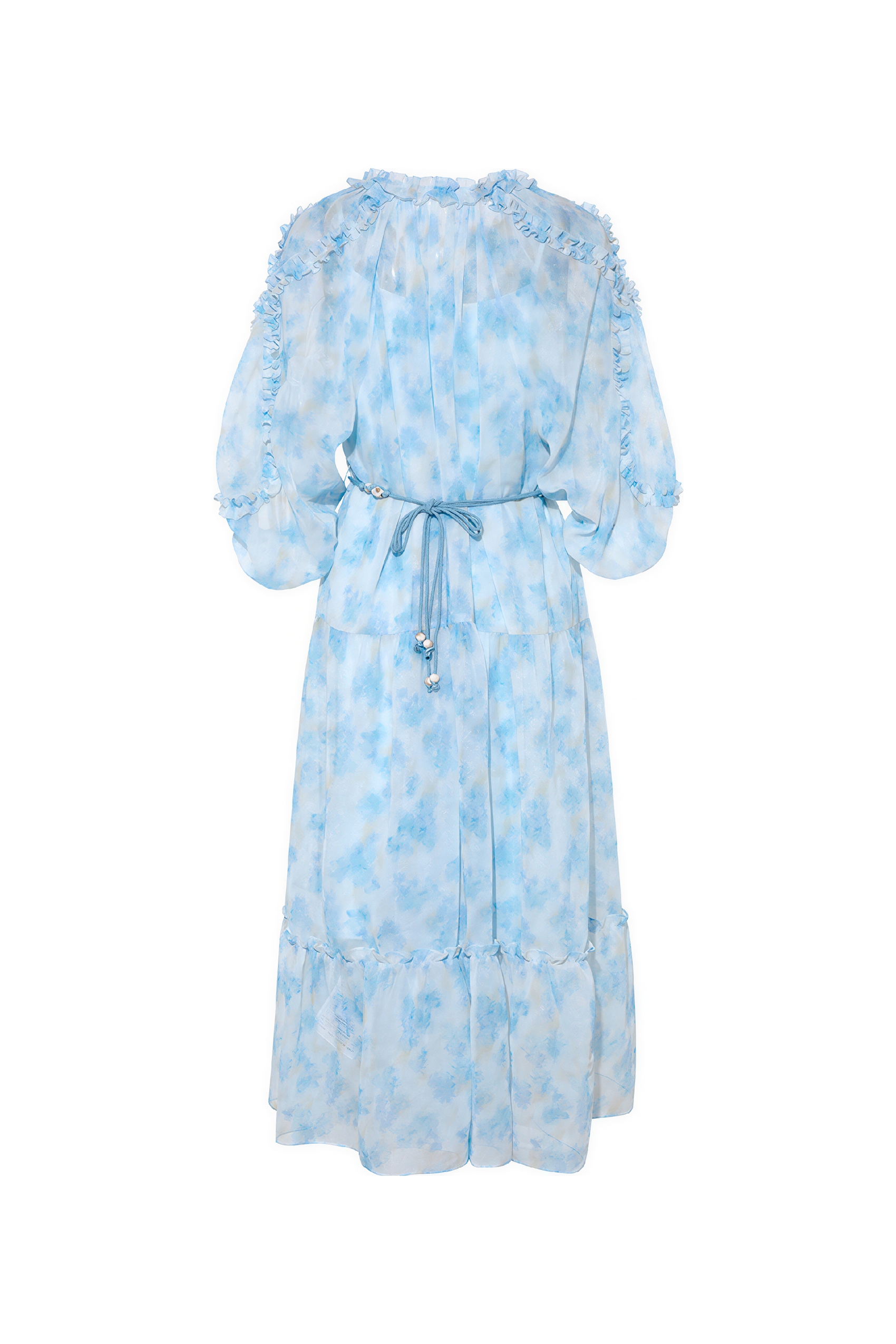 French-Inspired Waist-Cinching A-Line Dress