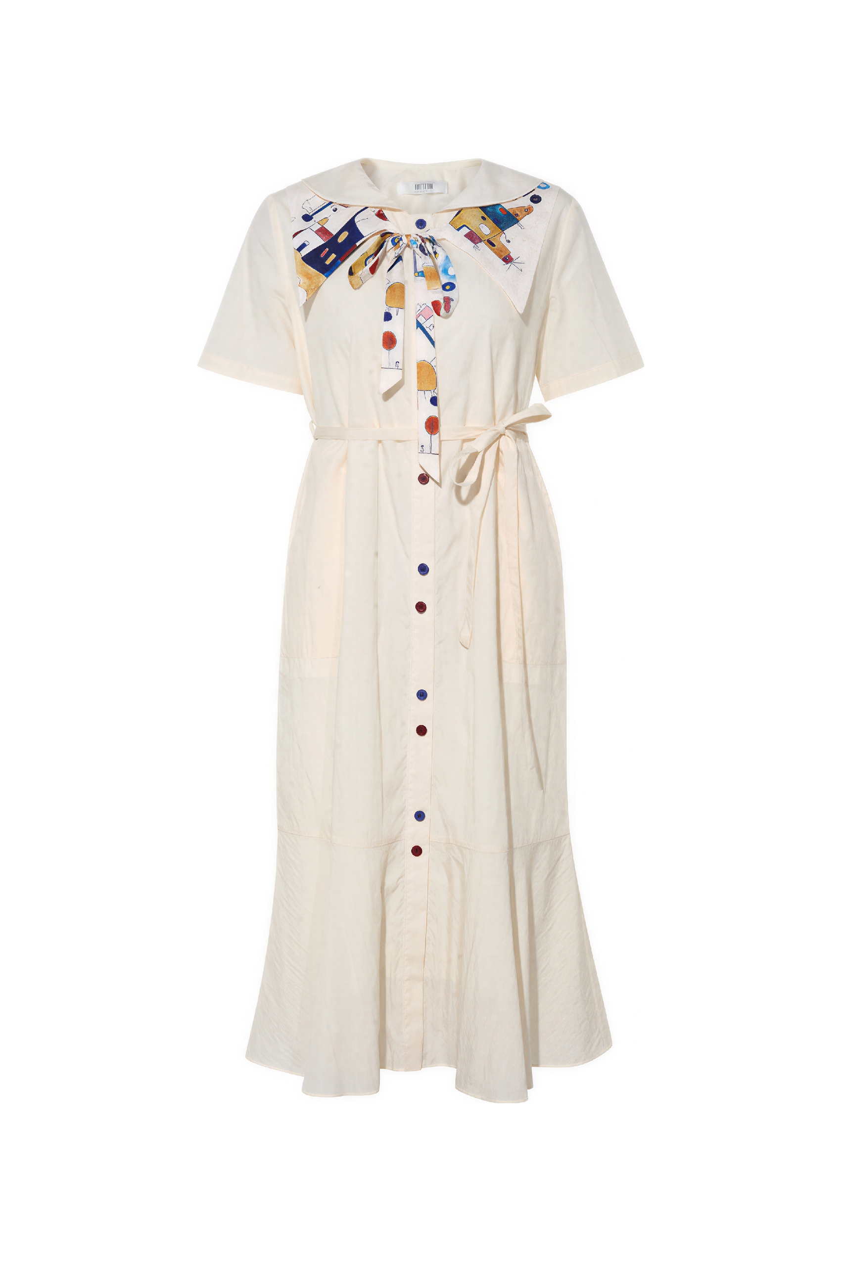 French Chic Tailored Shirt Dress | LYONSENS Women's Fashion