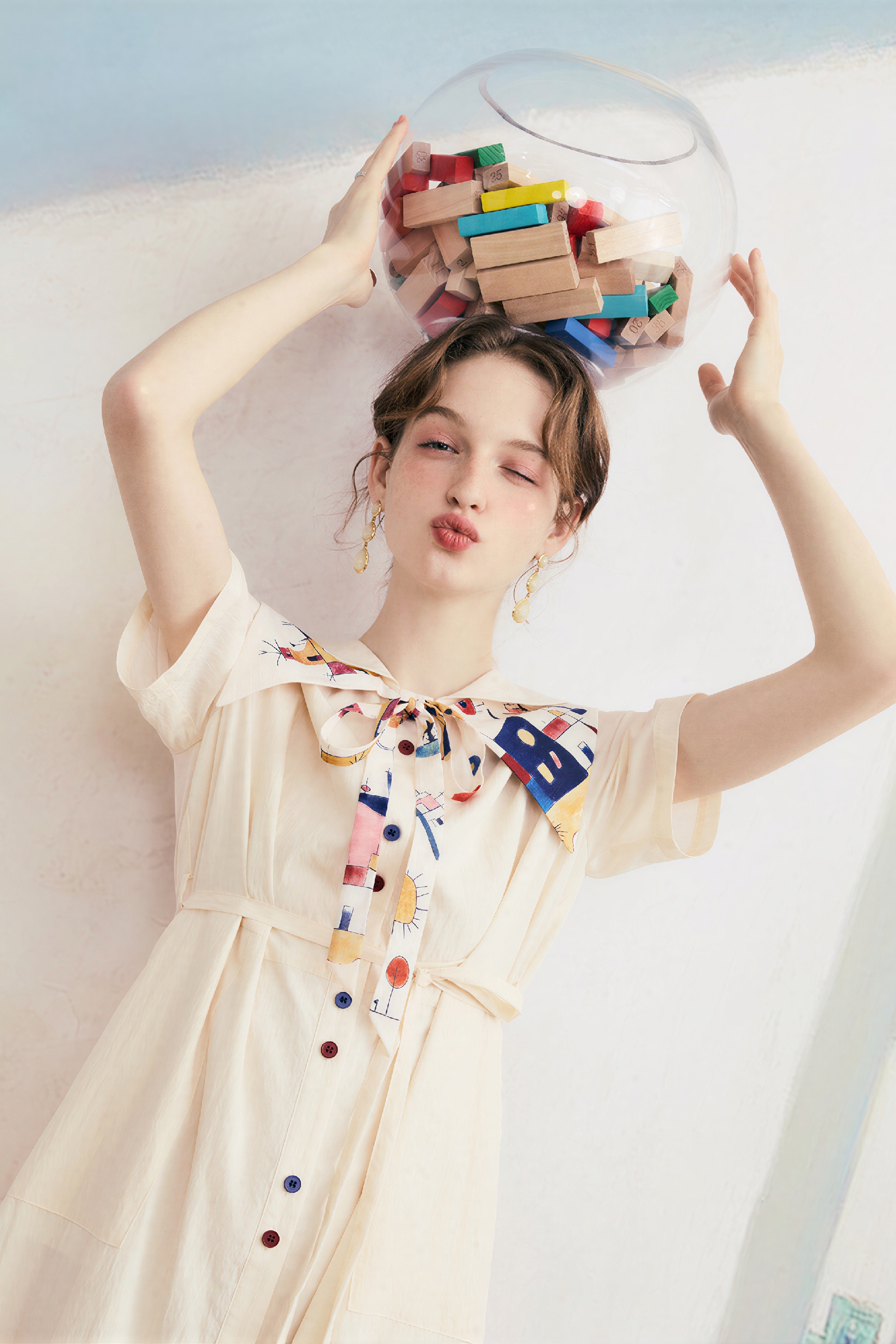 French Chic Tailored Shirt Dress | LYONSENS Women's Fashion