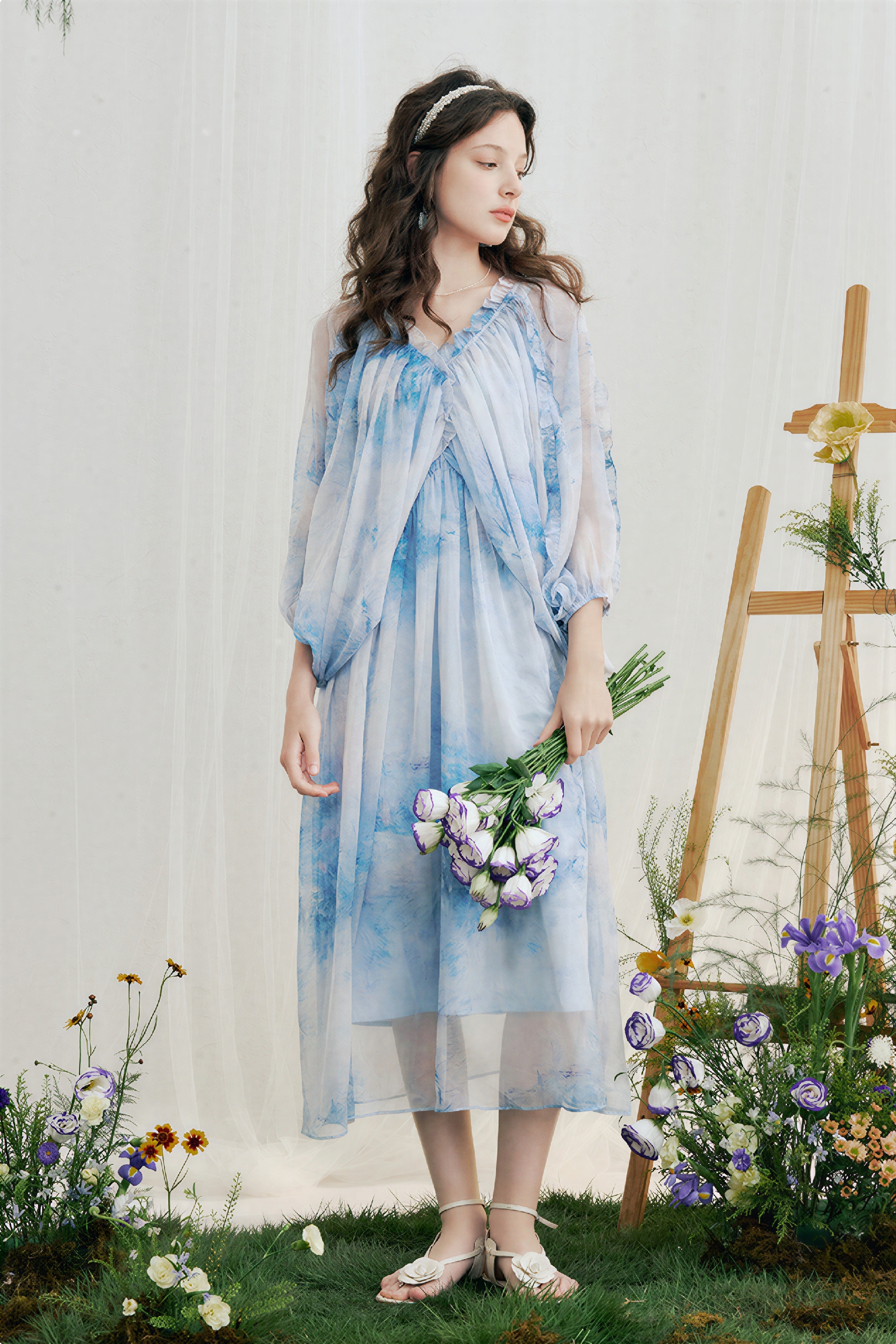 Vacation-Style Printed Dress