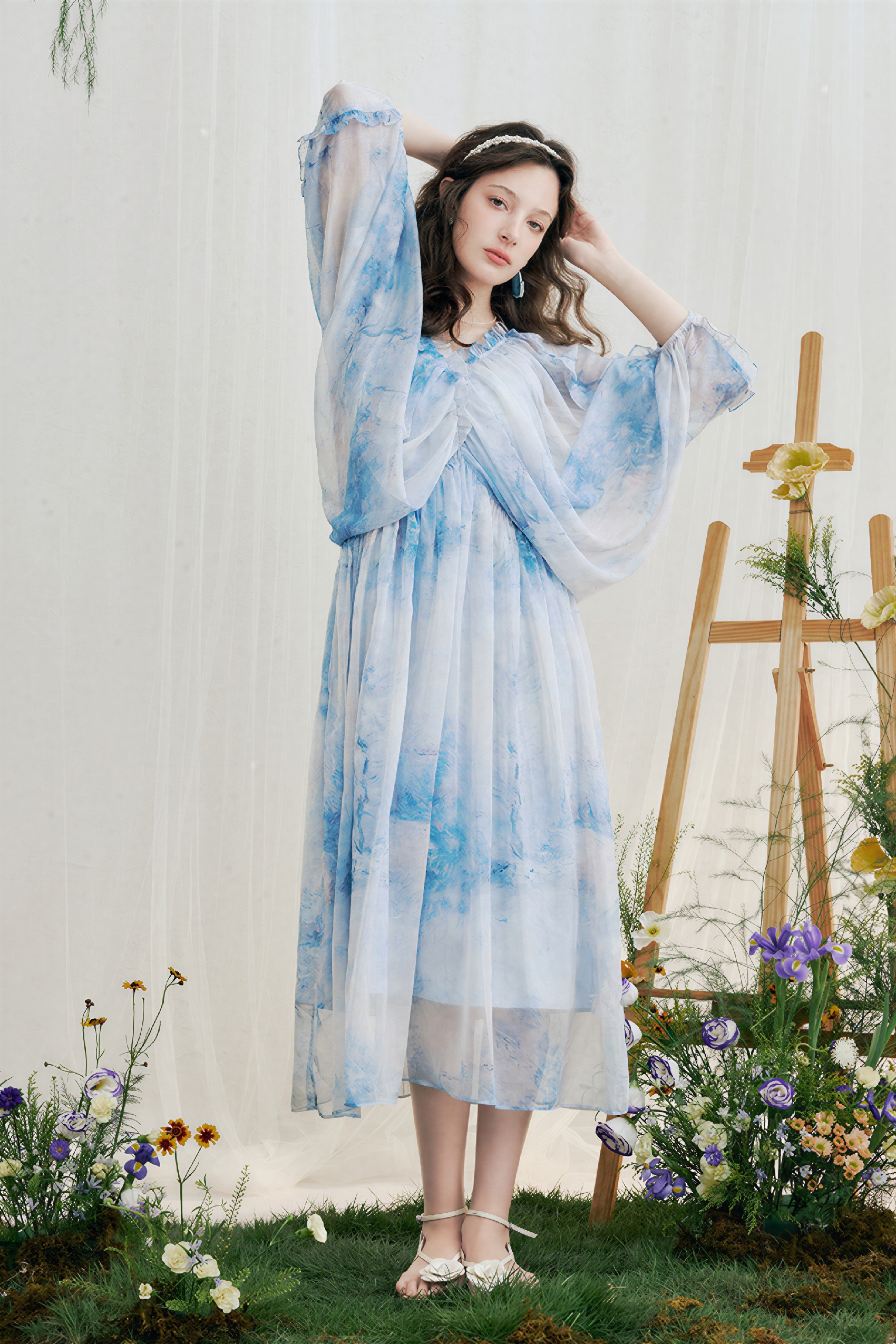 Vacation-Style Printed Dress