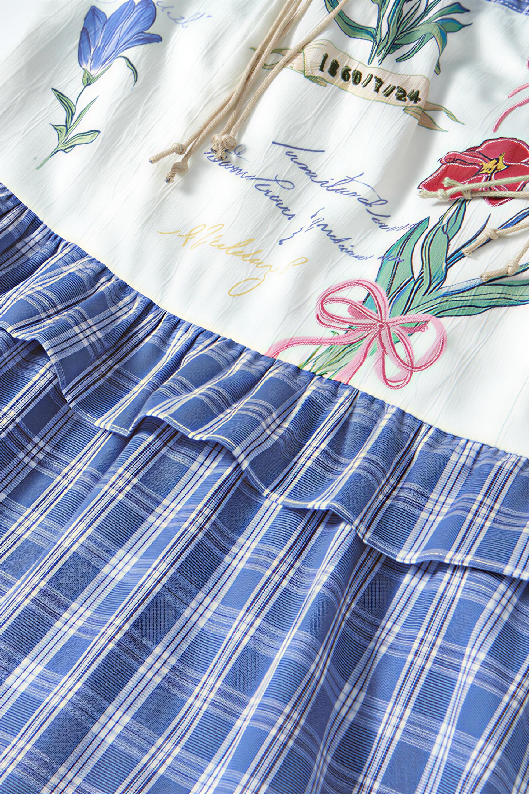Vintage Plaid Sleeveless Strappy Dress