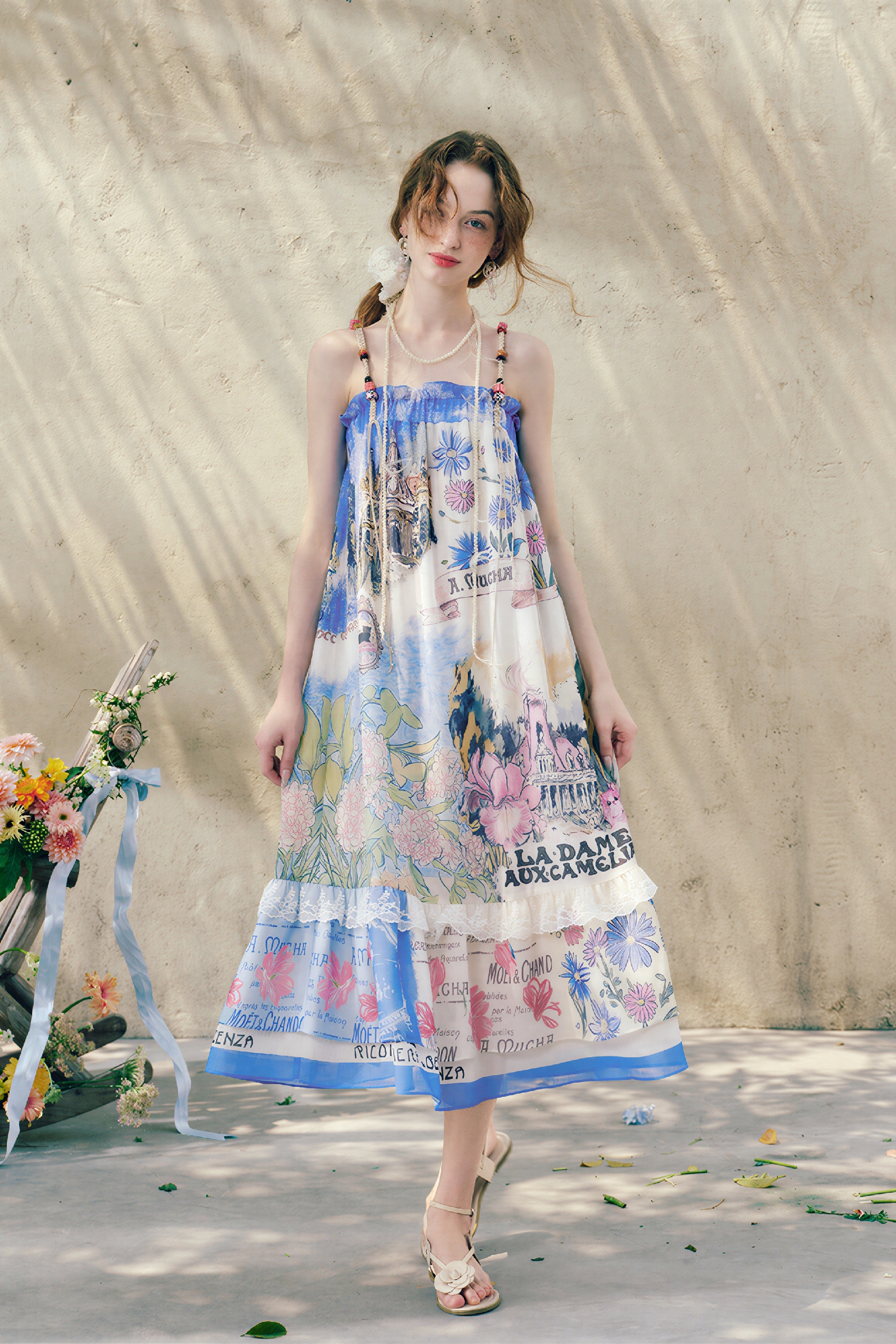 French Vacation-Style Slip Dress