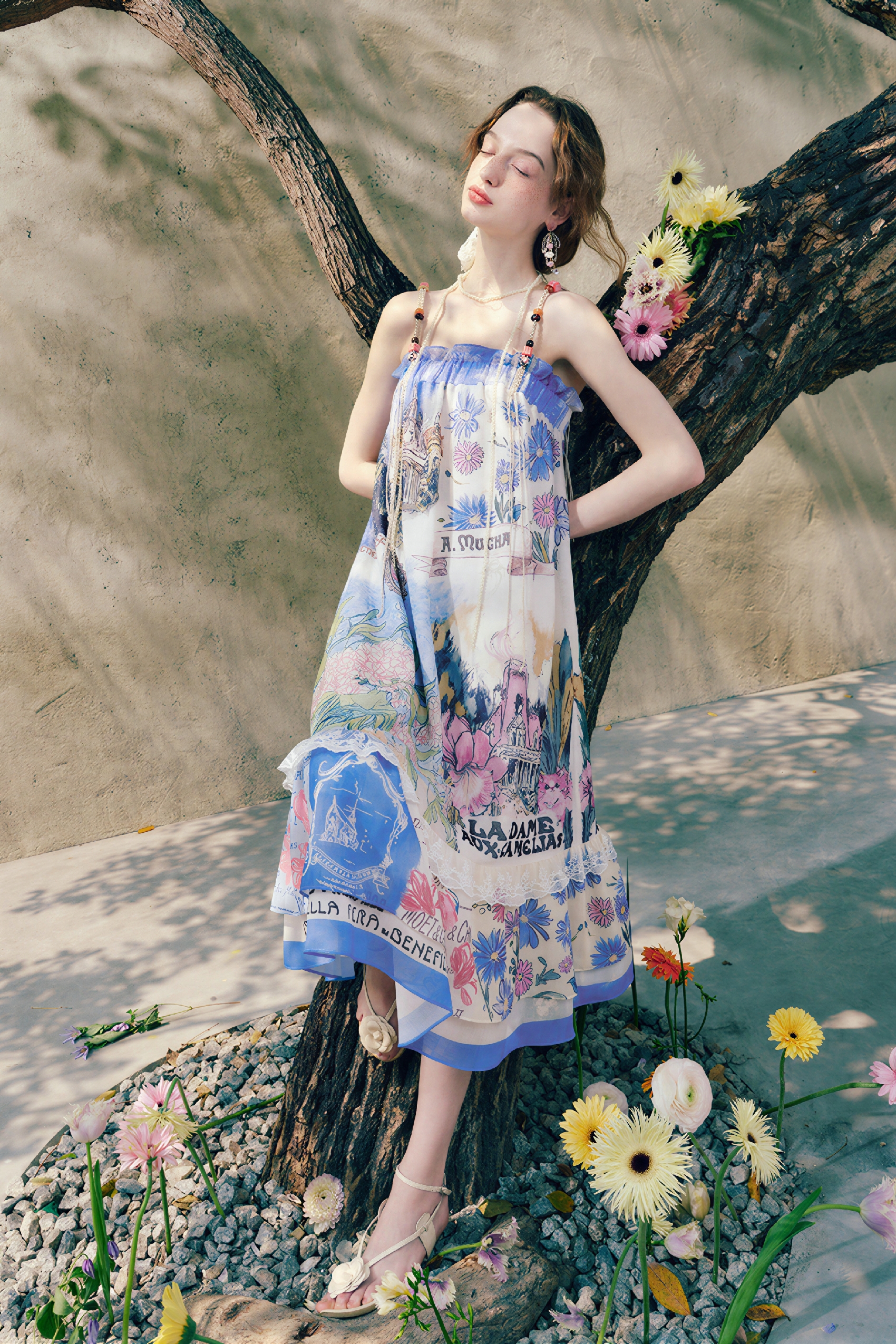 French Vacation-Style Slip Dress