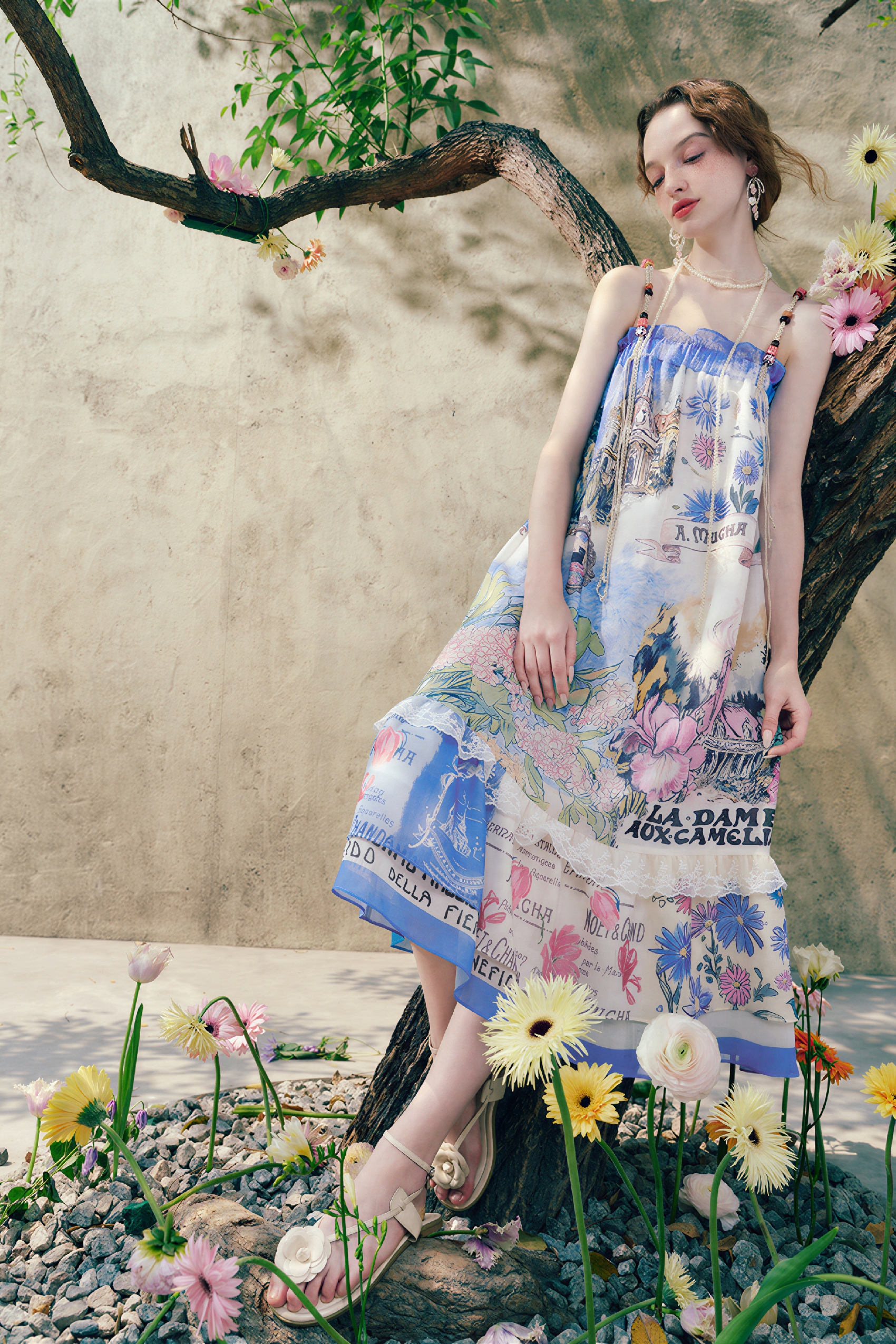 French Vacation-Style Slip Dress