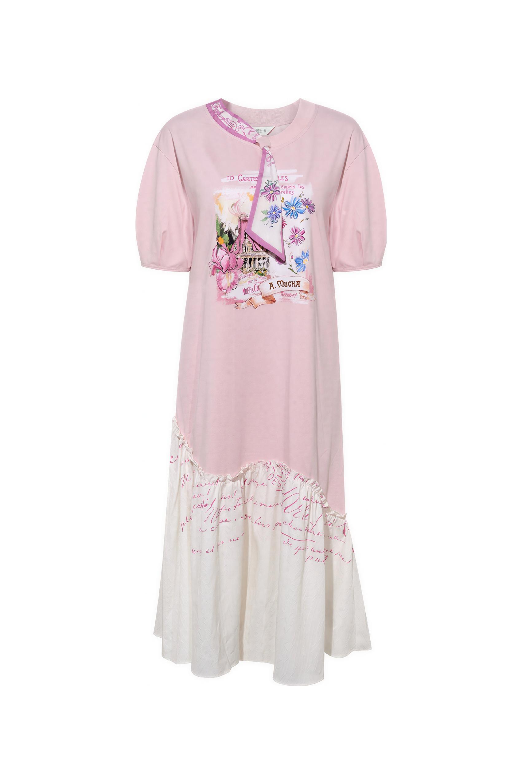 Printed Casual Patchwork Dress | LYONSENS Women's Fashion