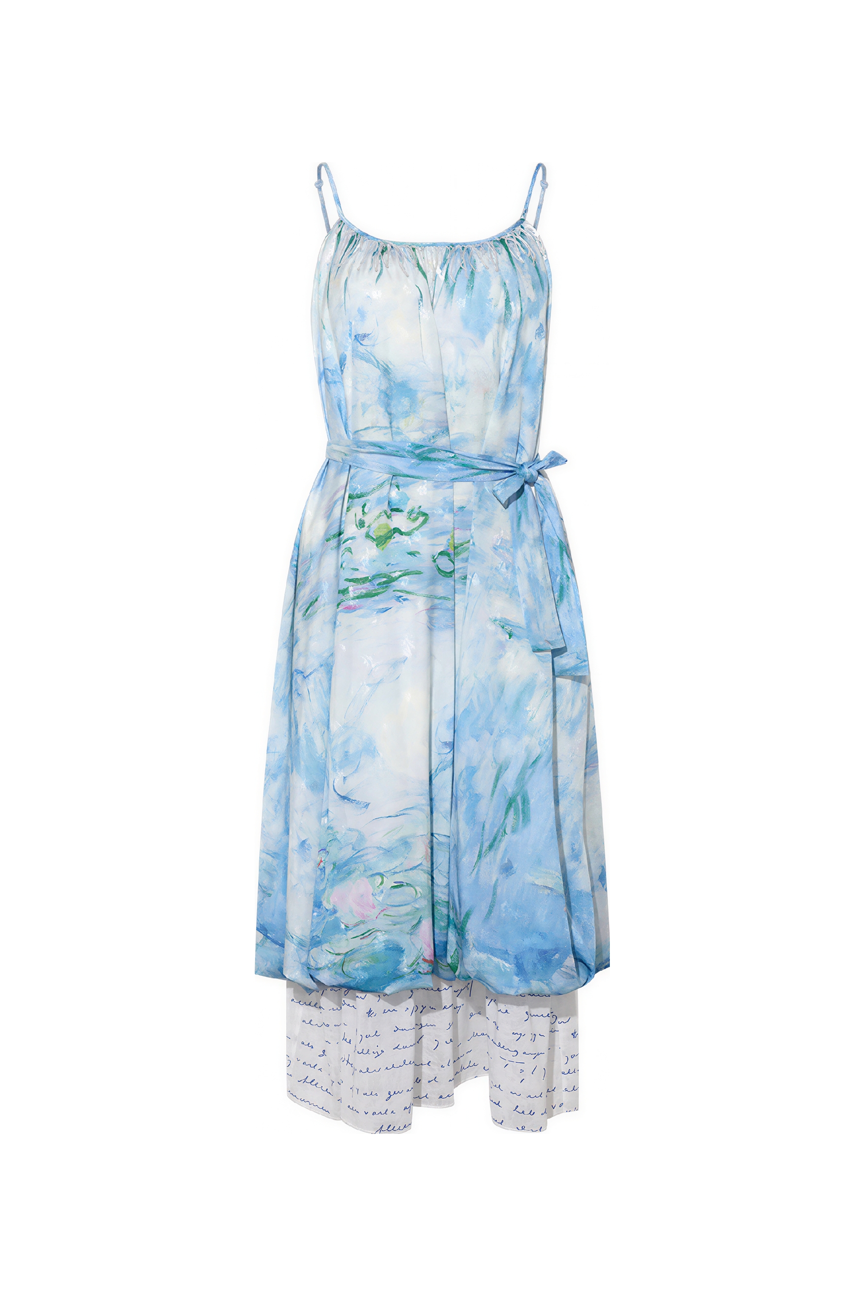 French Resort-Style Strappy Maxi Dress