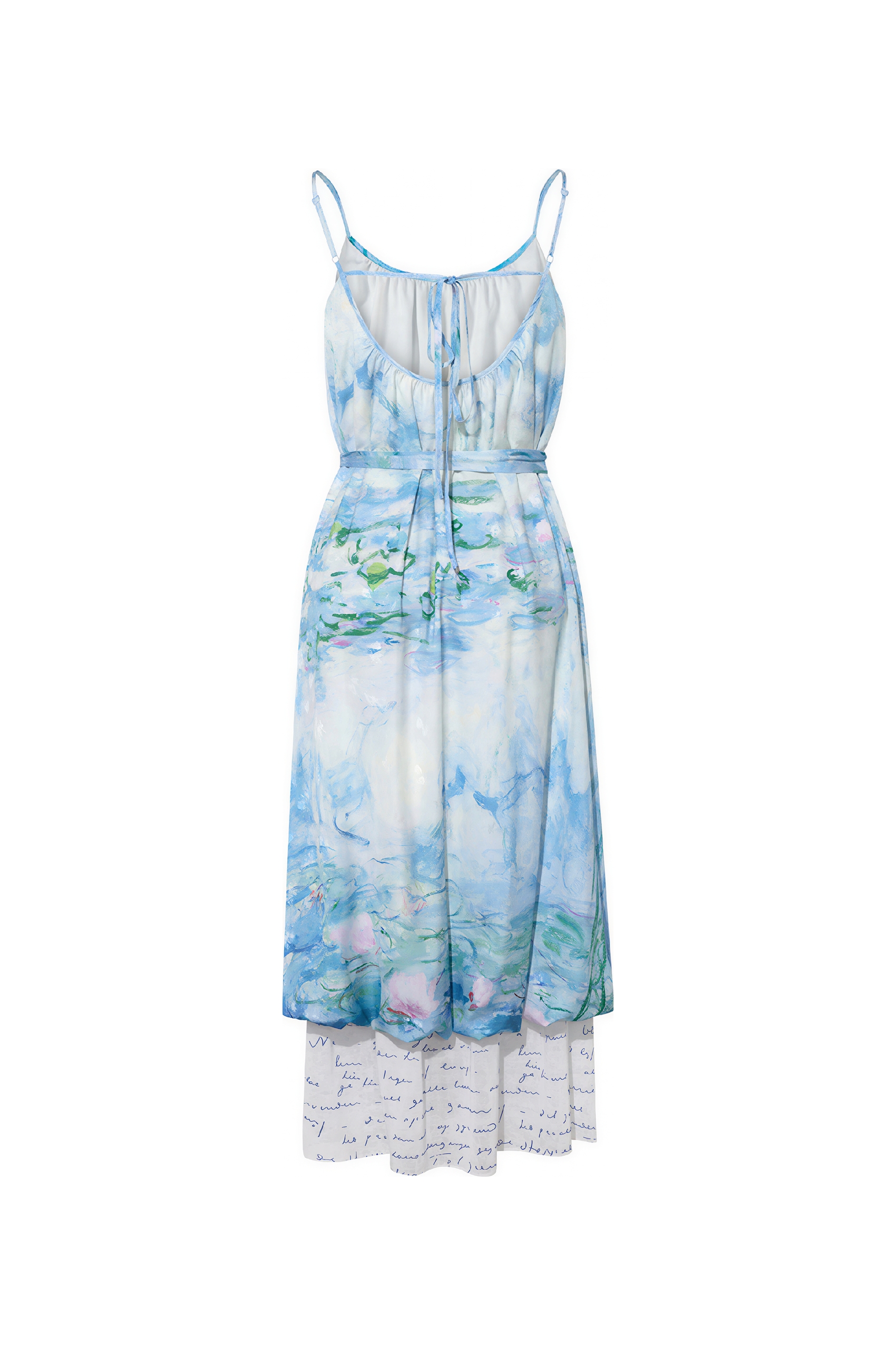 French Resort-Style Strappy Maxi Dress