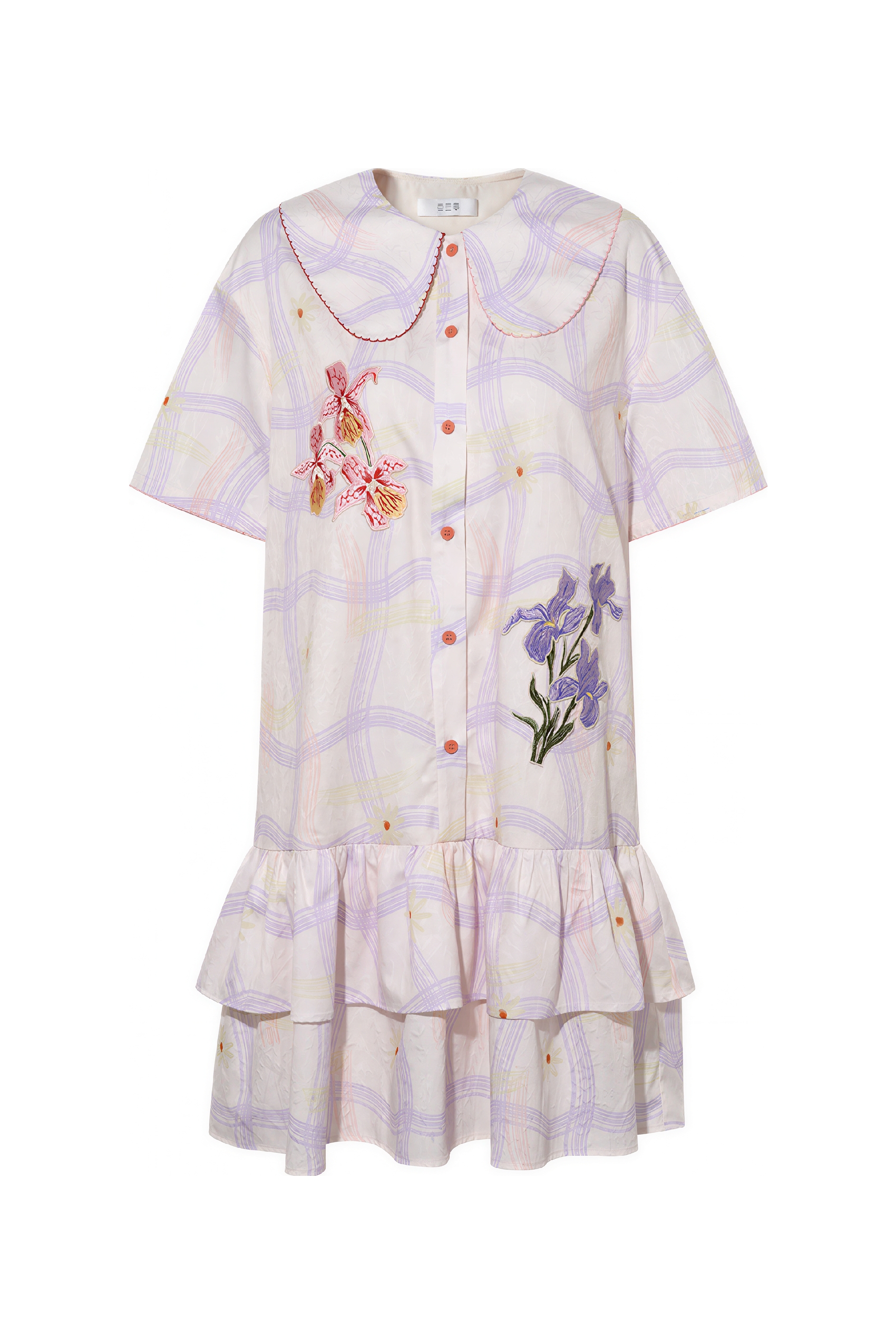 Peter Pan Collar Mini Dress