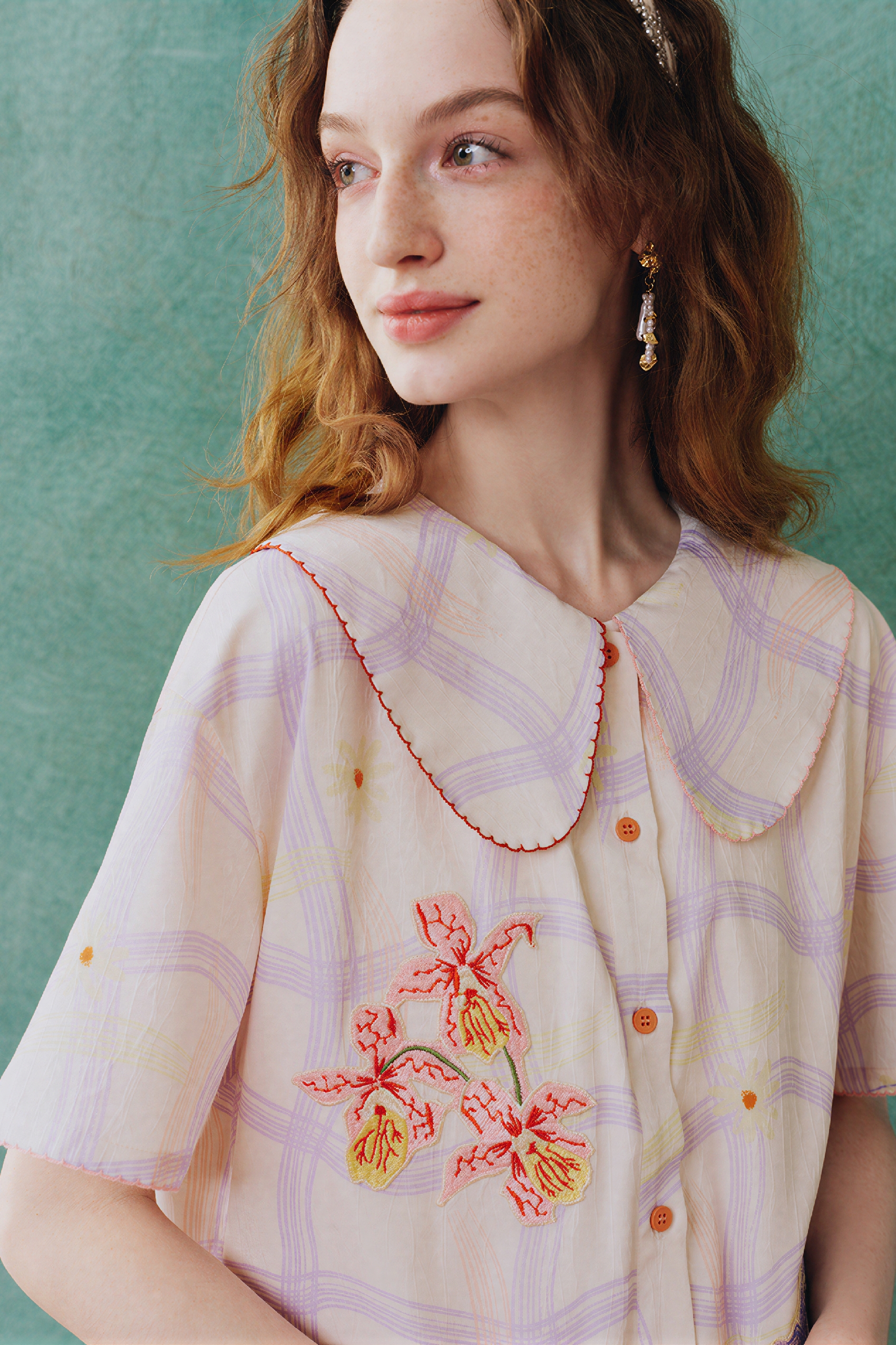 Peter Pan Collar Mini Dress