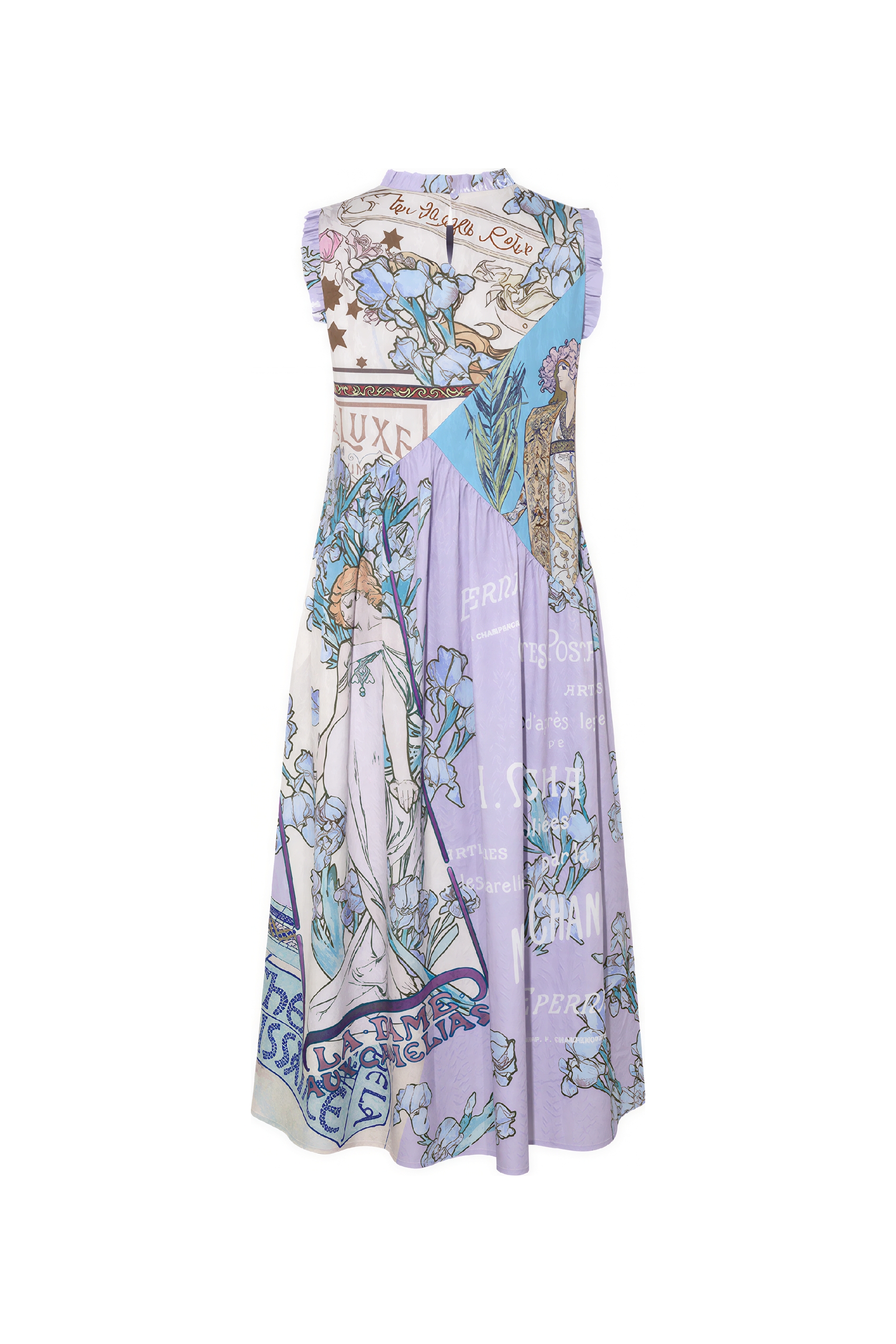 Sleeveless Vest-Style Designer Maxi Dress