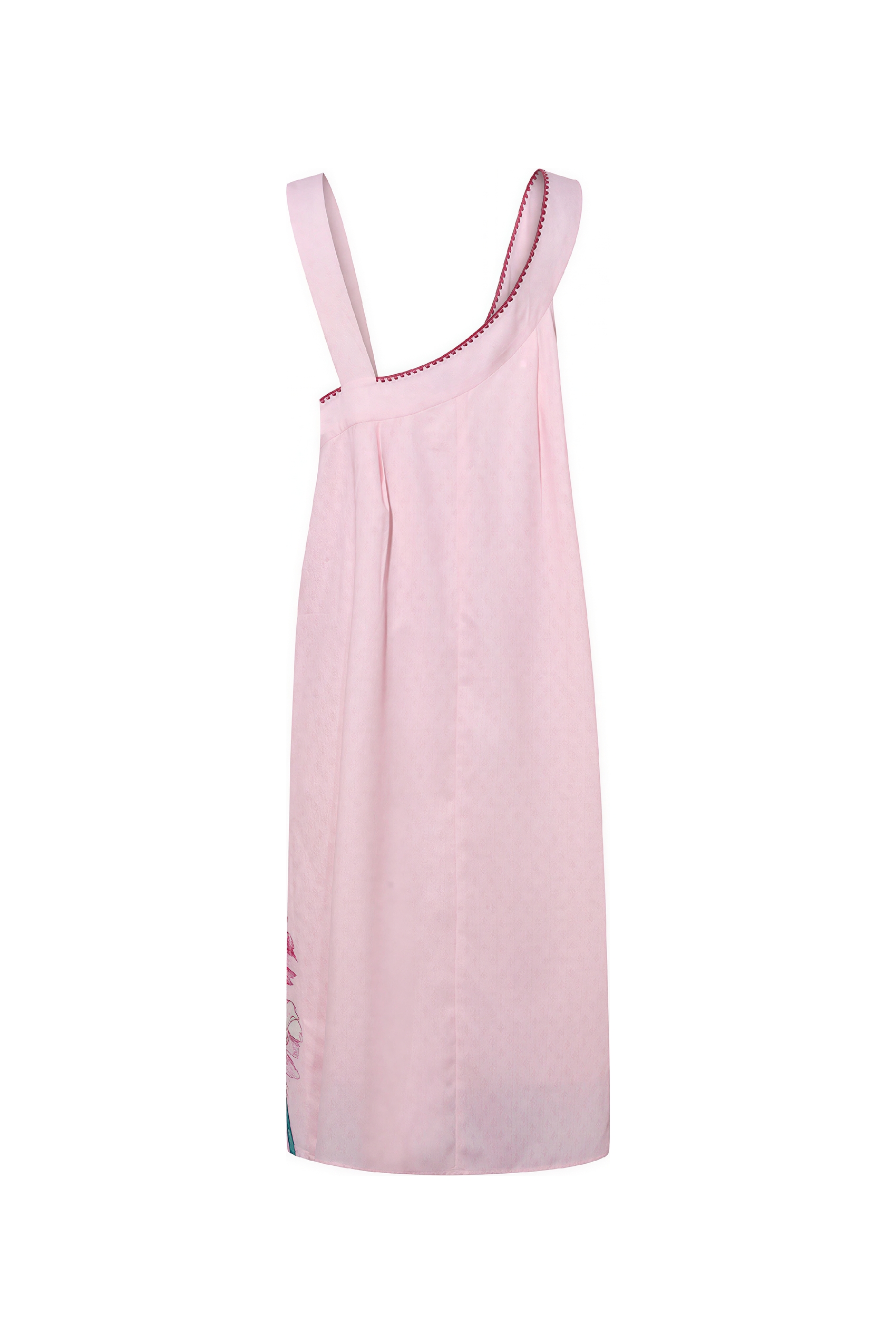 Asymmetric Printed Overall Dress | LYONSENS Women's Fashion