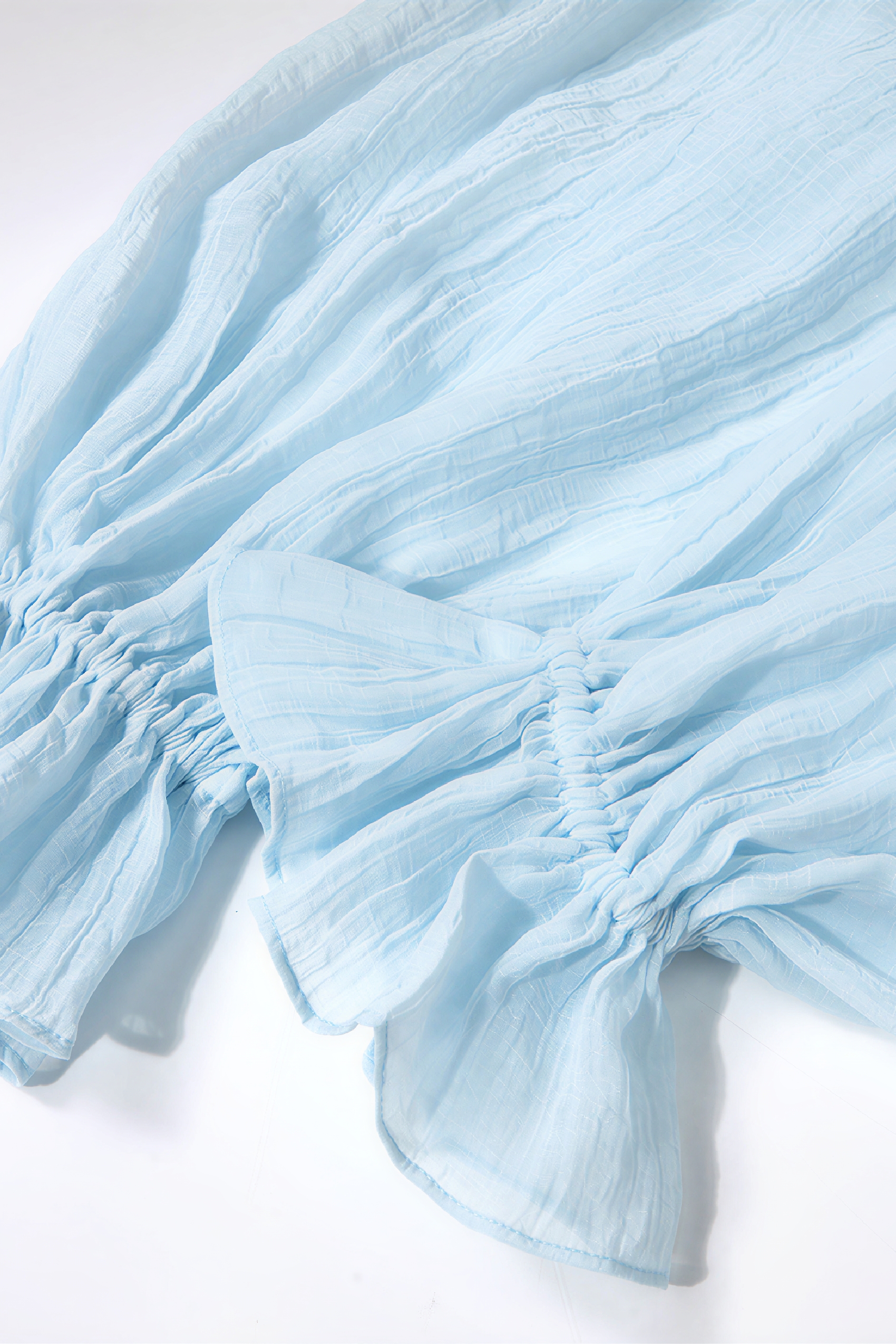 Sheer Printed Off-Shoulder Slip Dress