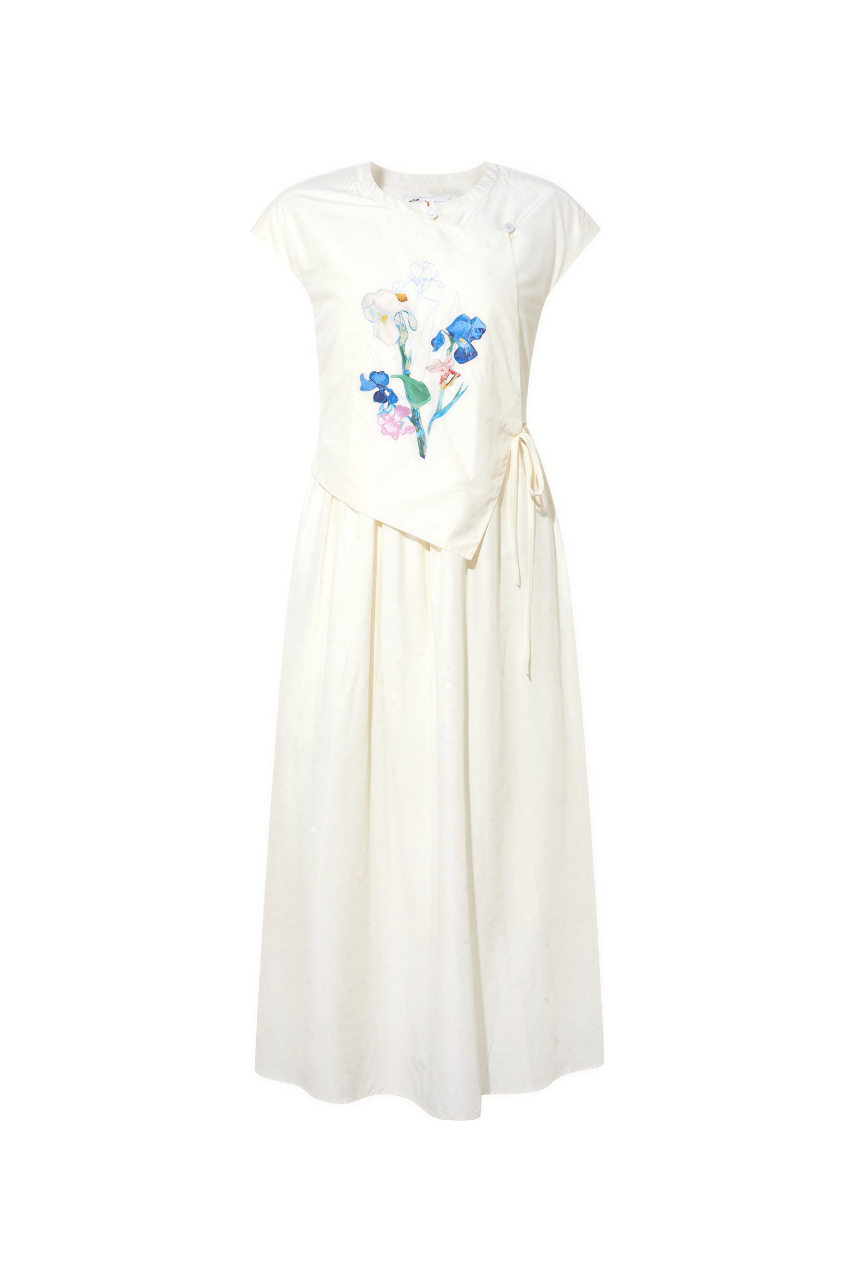 Designer Waist-Cinched Dress-LYONSENS