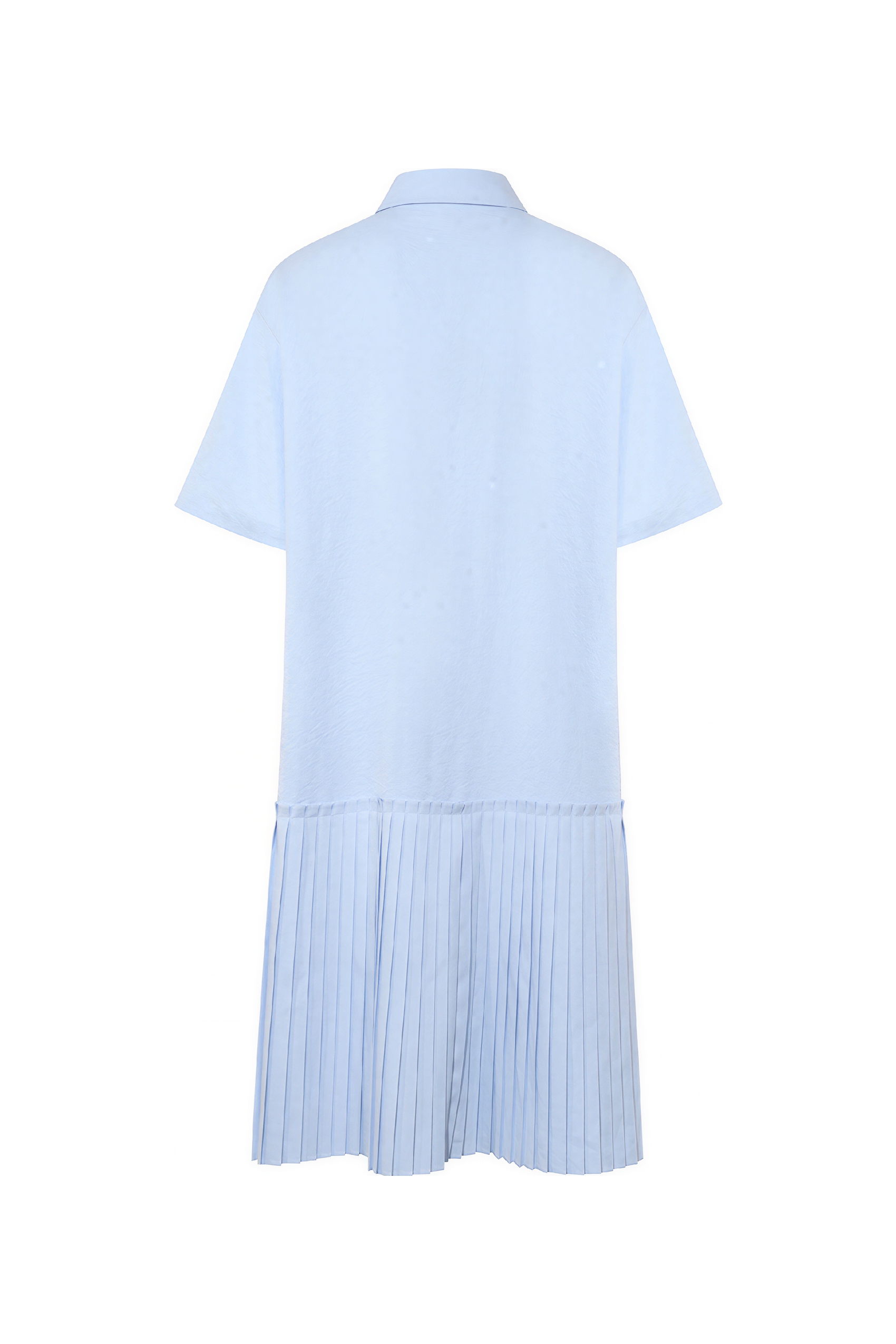 Embroidered French Shirt Dress