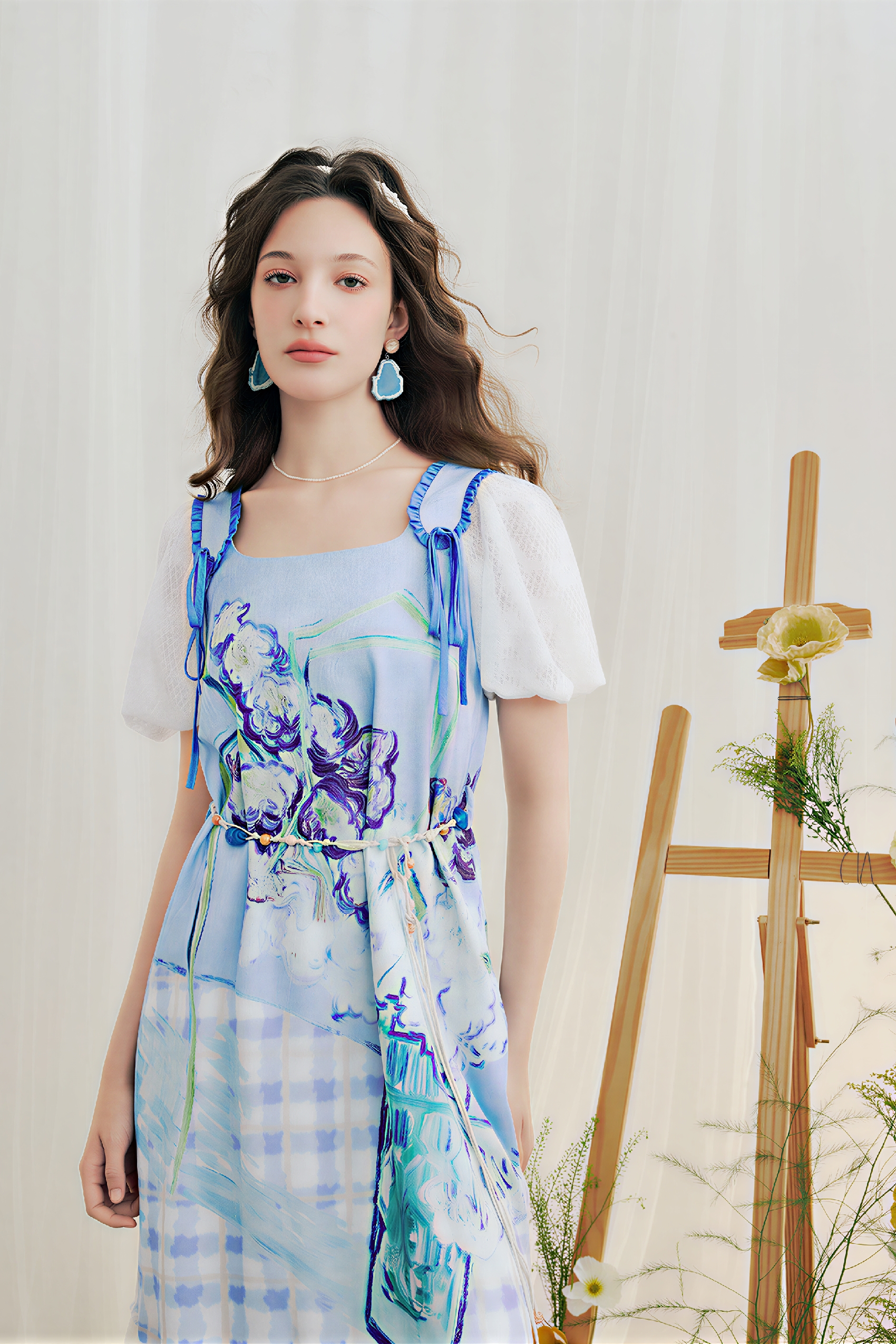 Blue Vacation-Inspired Dress