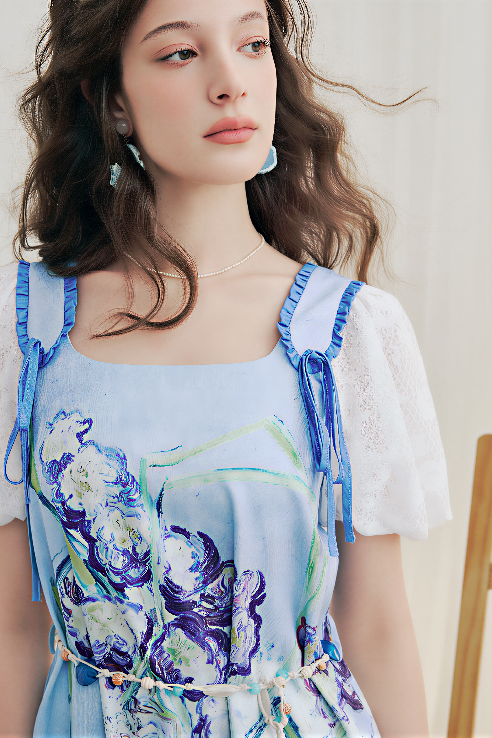 Blue Vacation-Inspired Dress