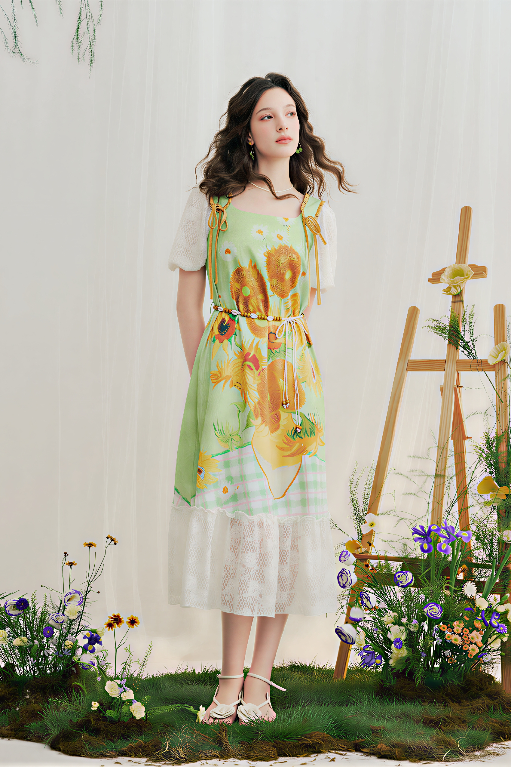 Blue Vacation-Inspired Dress