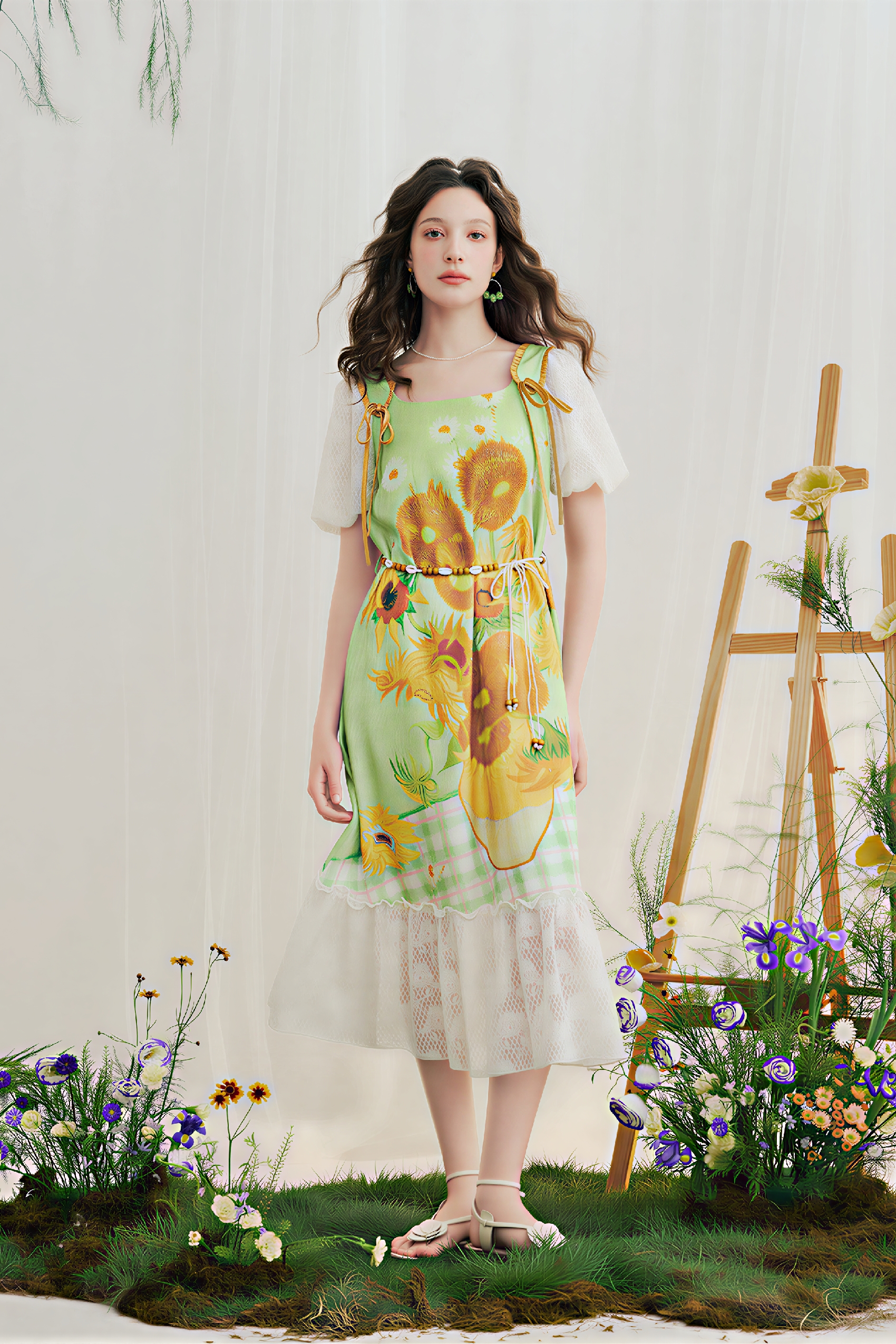 Blue Vacation-Inspired Dress