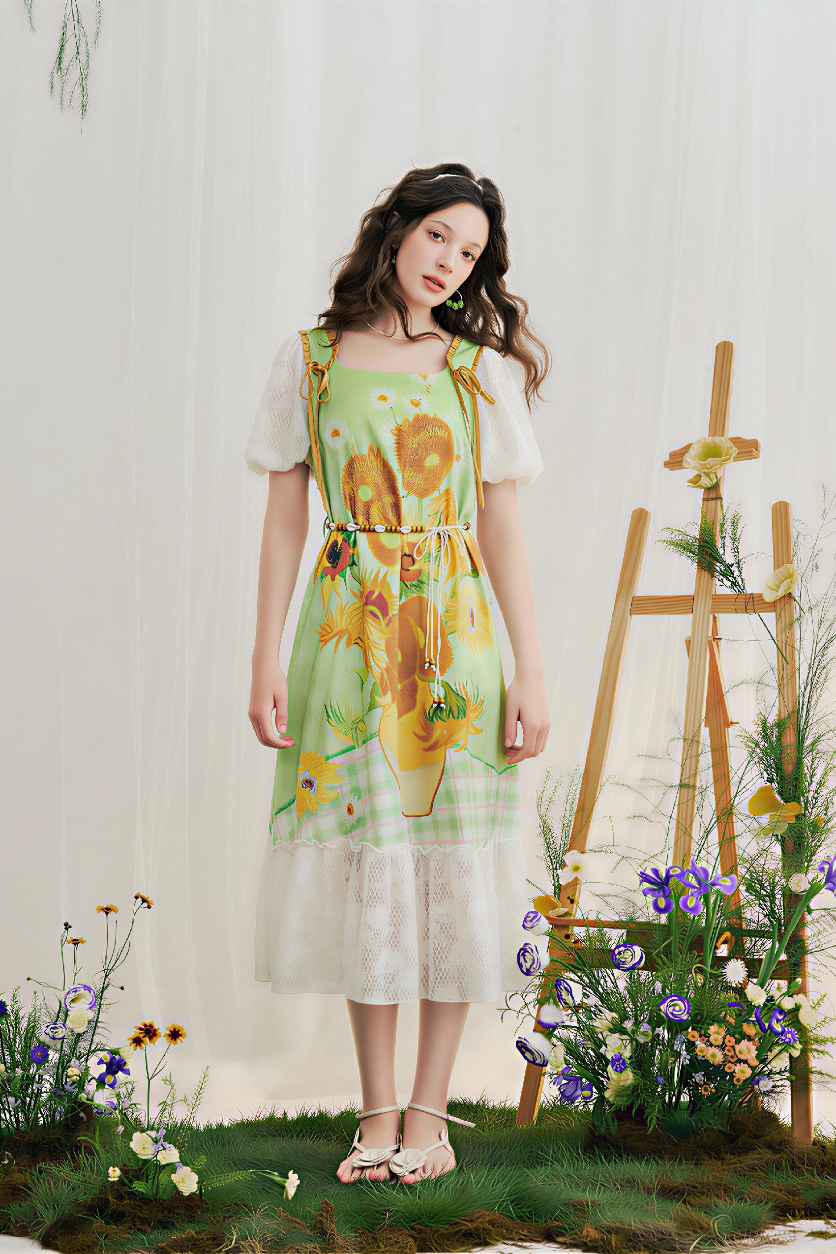 Blue Vacation-Inspired Dress