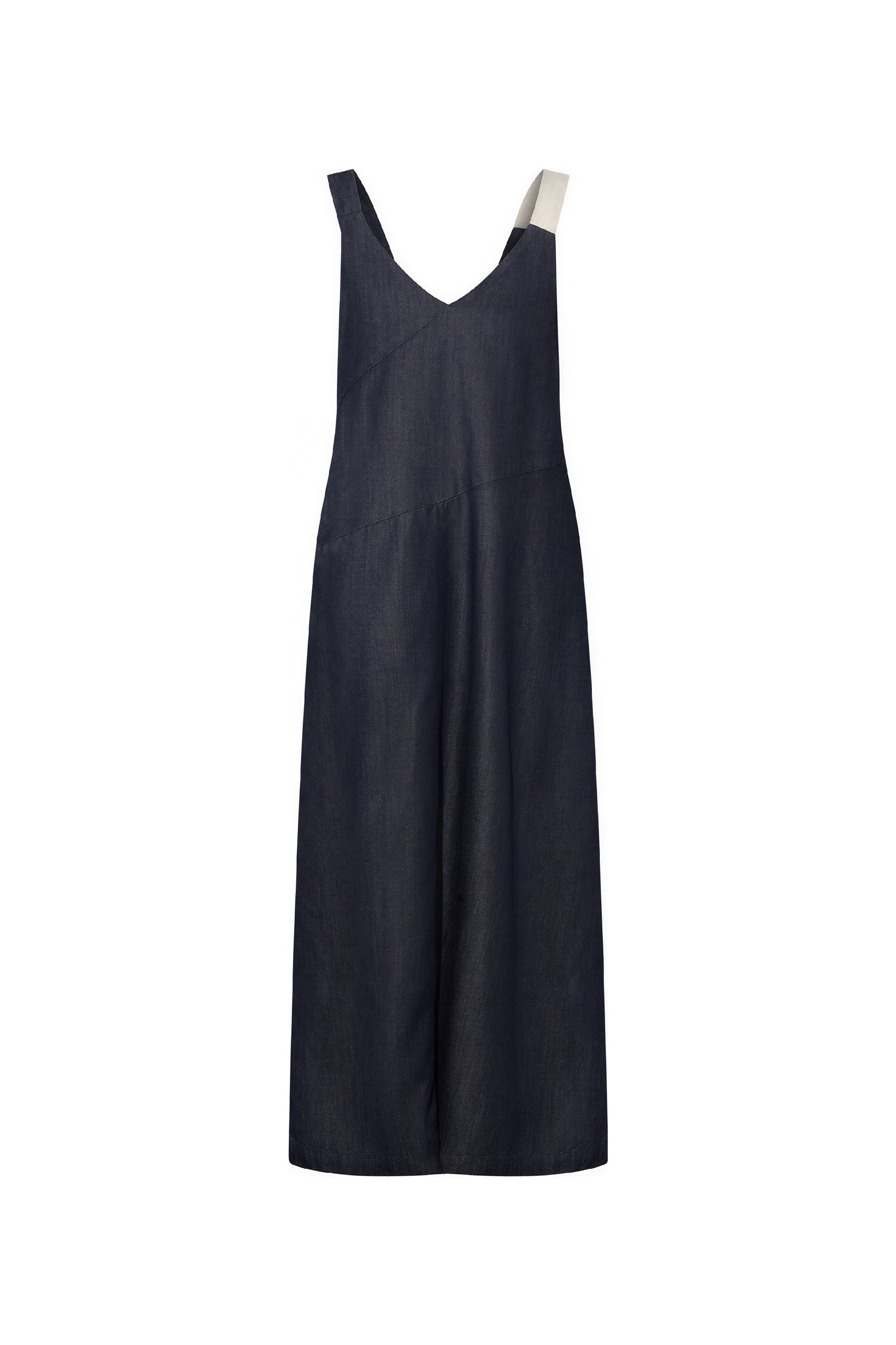 Printed French Casual Denim Overall Dress | LYONSENS Women's Fashion