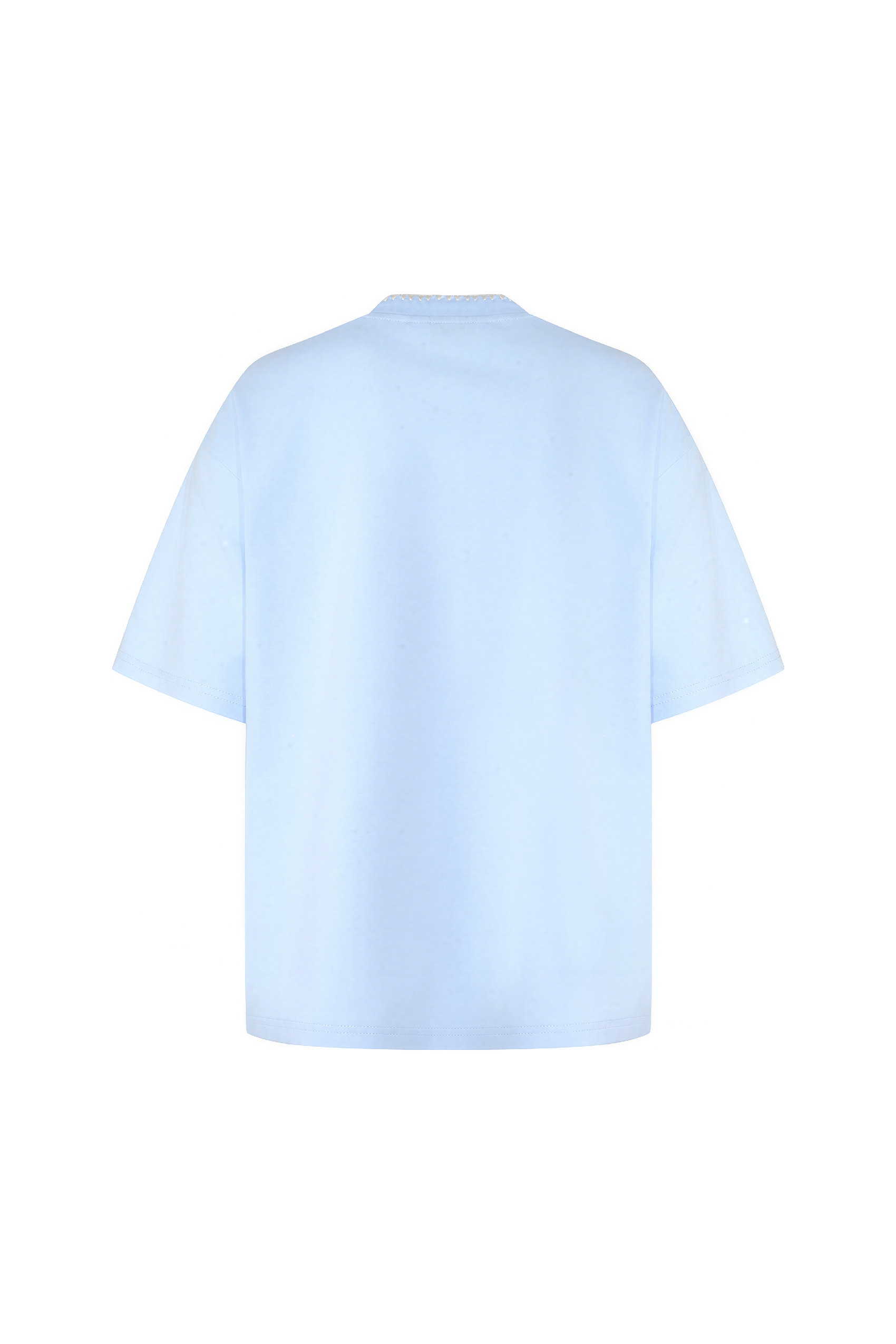 Designer Small V-Neck Relaxed T-Shirt | LYONSENS Women's Fashion